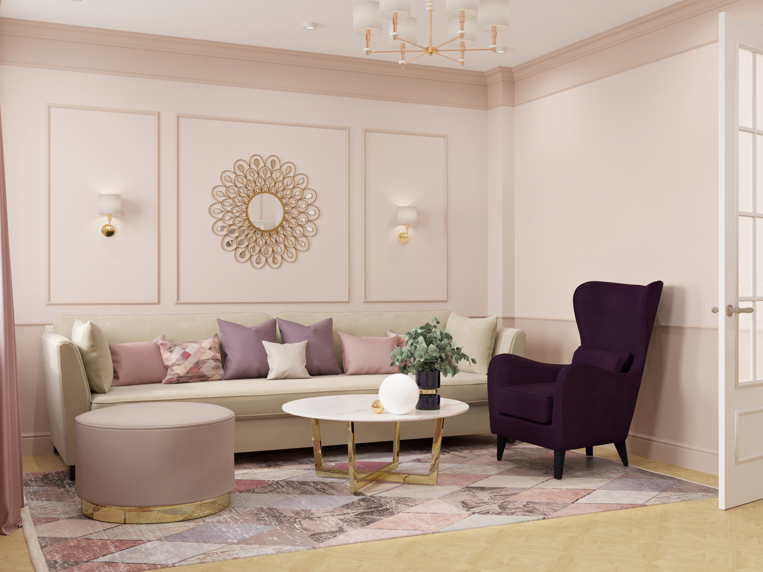 Проект для Альбины и Александра. Https://pokorskaya-design.ru/