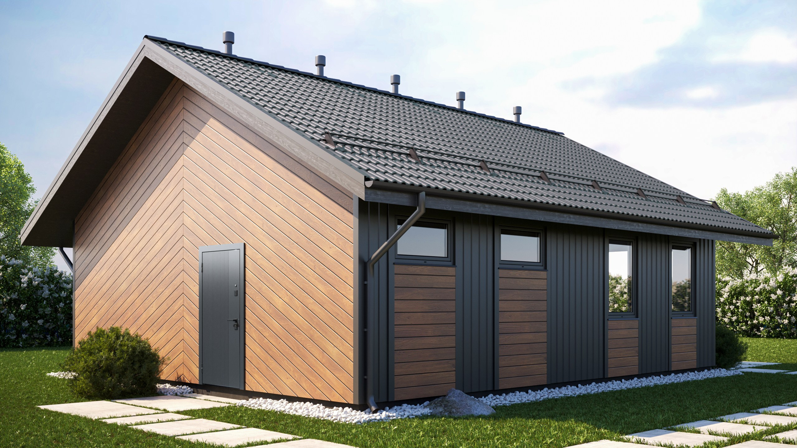 Внешний вид дома. Intoo.ru — Дизайн интерьера в Москве. Частный дизайнер Роман Королев