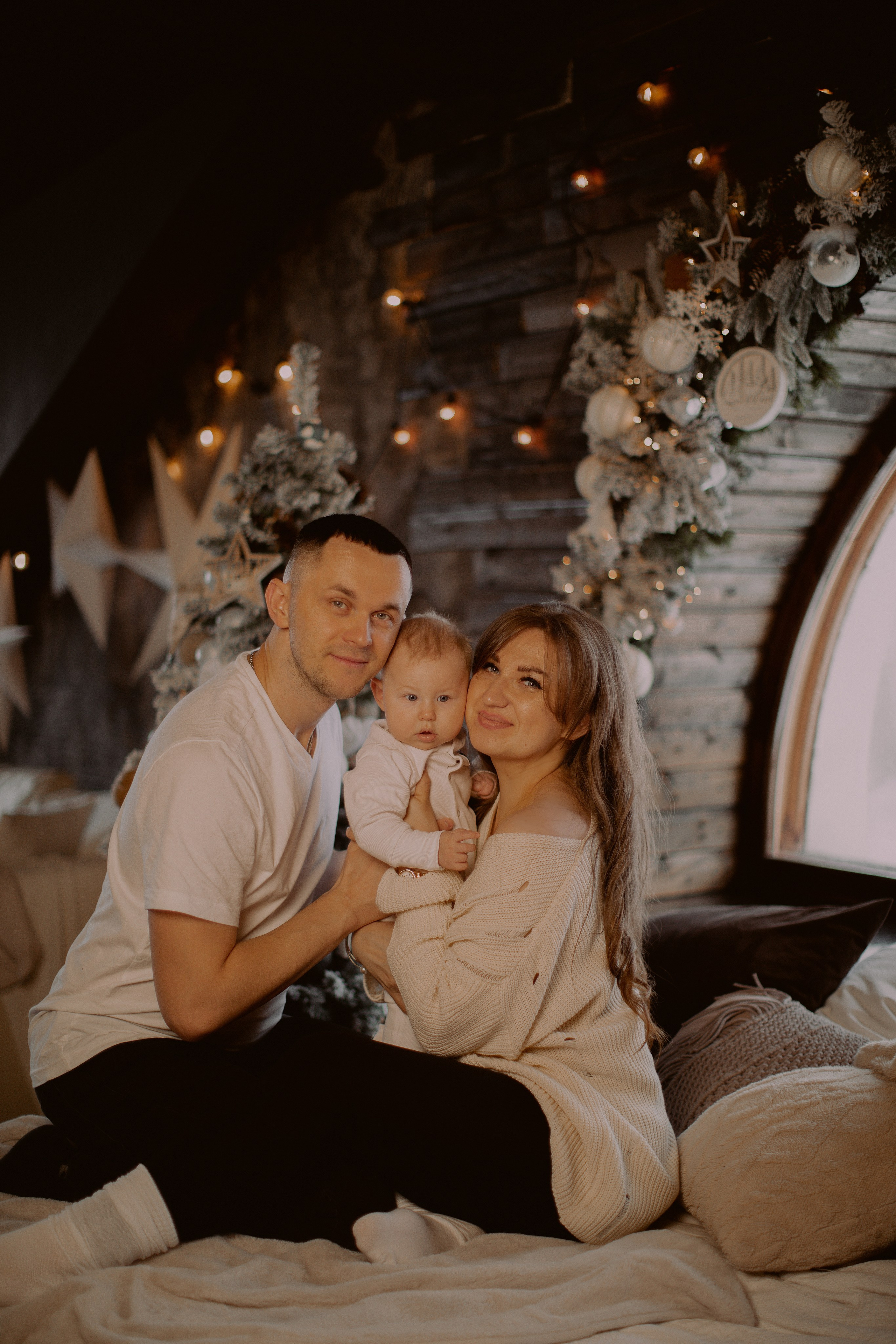 Первая новогодняя фотосессия малышки Эмилии. Фотограф в Нижнем Новгороде