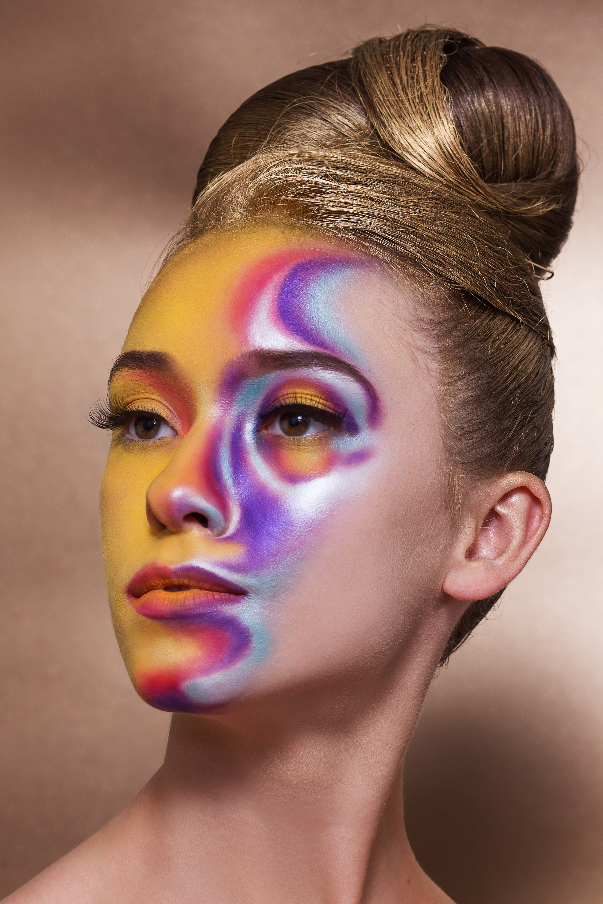 Съёмка для Чемпионата по визажу и парикмахерскому искусству, визажист Инна Воронцова. Татьяна Мирзоян