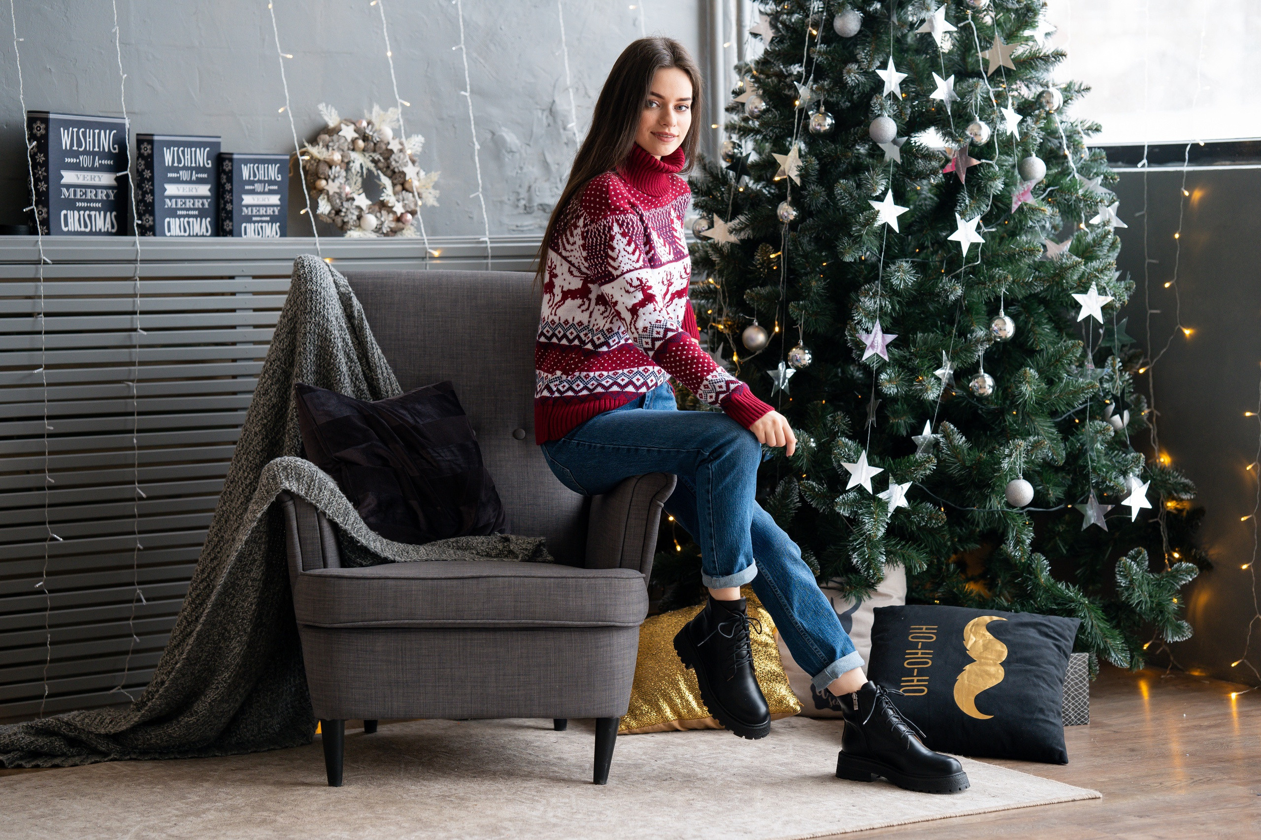 НОВОГОДНИЕ СТУДИЙНЫЕ ФОТОСЪЁМКИ. Видеограф Алексей Жарков