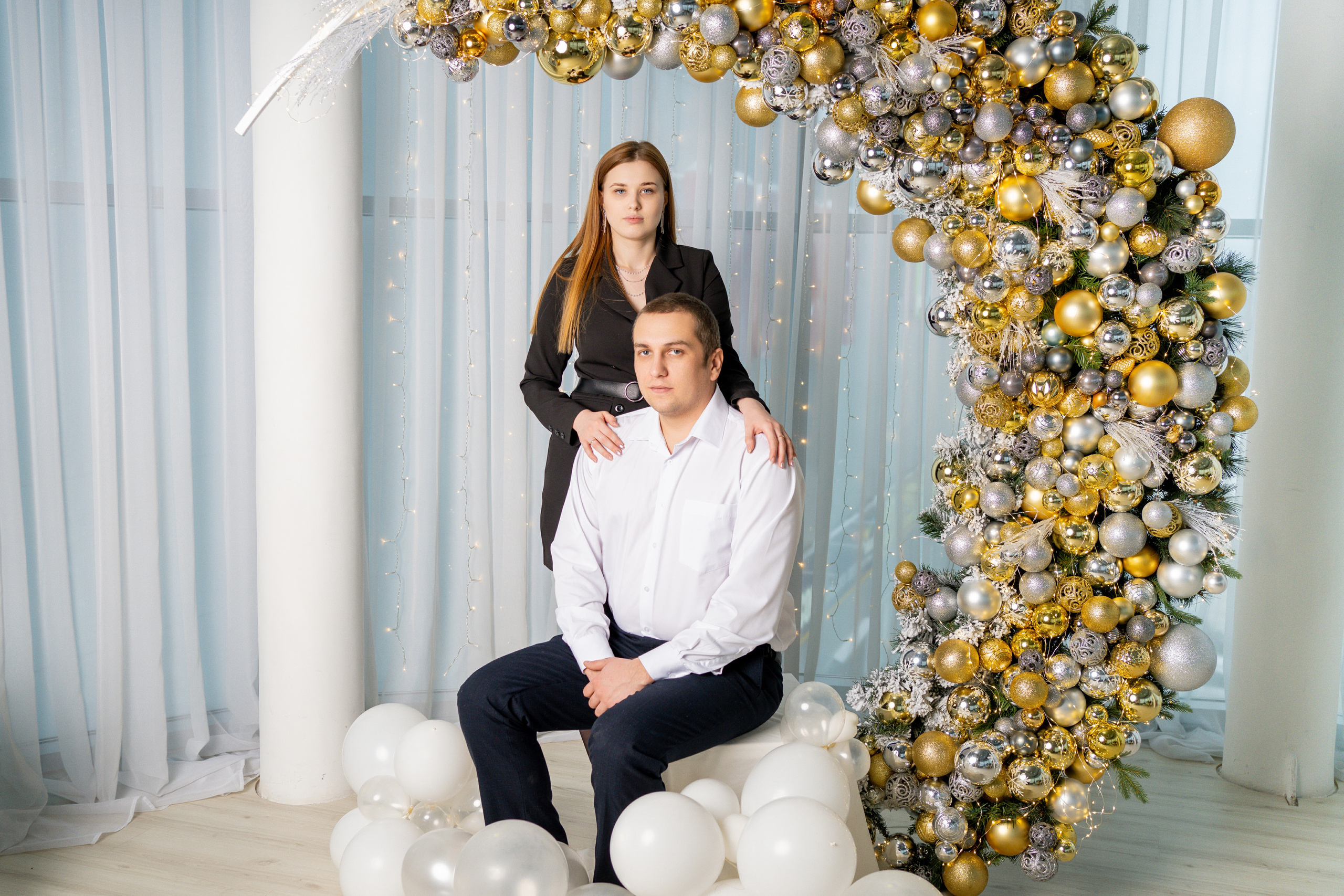 НОВОГОДНИЕ СТУДИЙНЫЕ ФОТОСЪЁМКИ. Видеограф Алексей Жарков