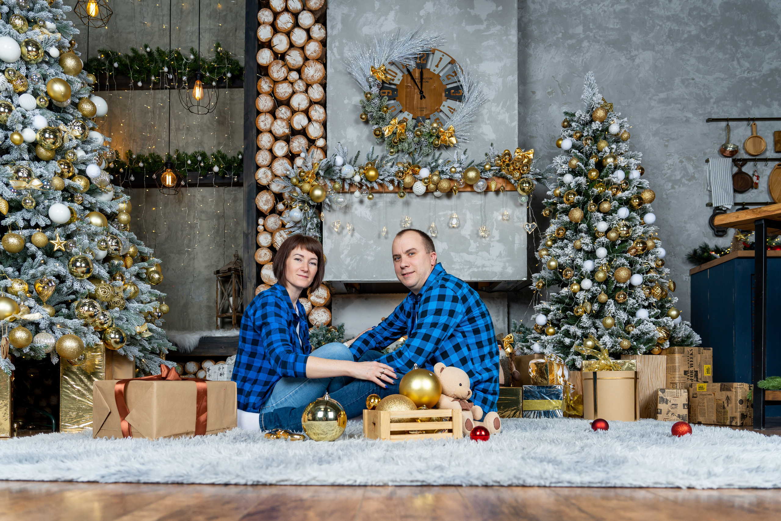 НОВОГОДНИЕ СТУДИЙНЫЕ ФОТОСЪЁМКИ. Видеограф Алексей Жарков