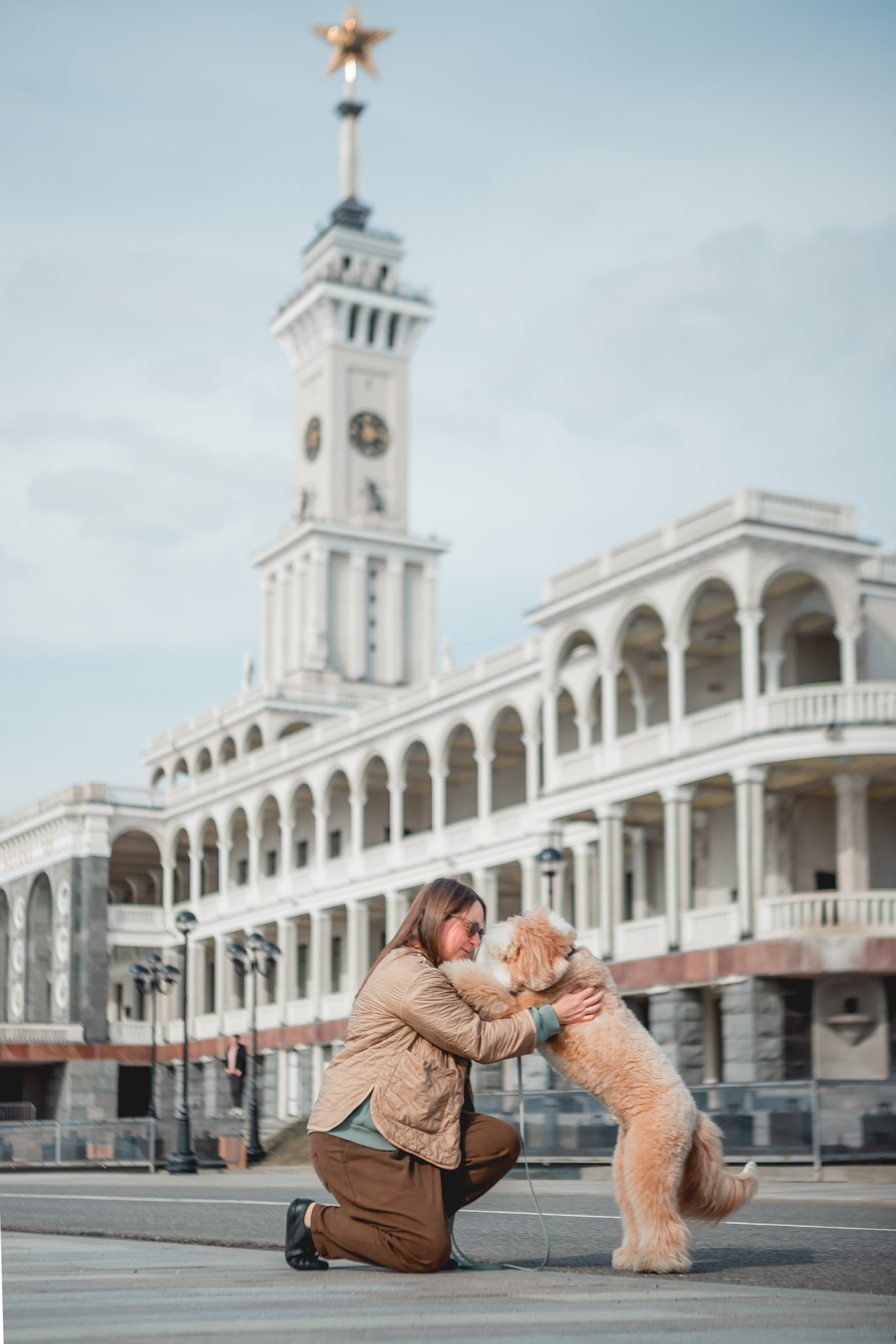 Елена и Смурф. Семейный фотограф анималист Мария Крючкова