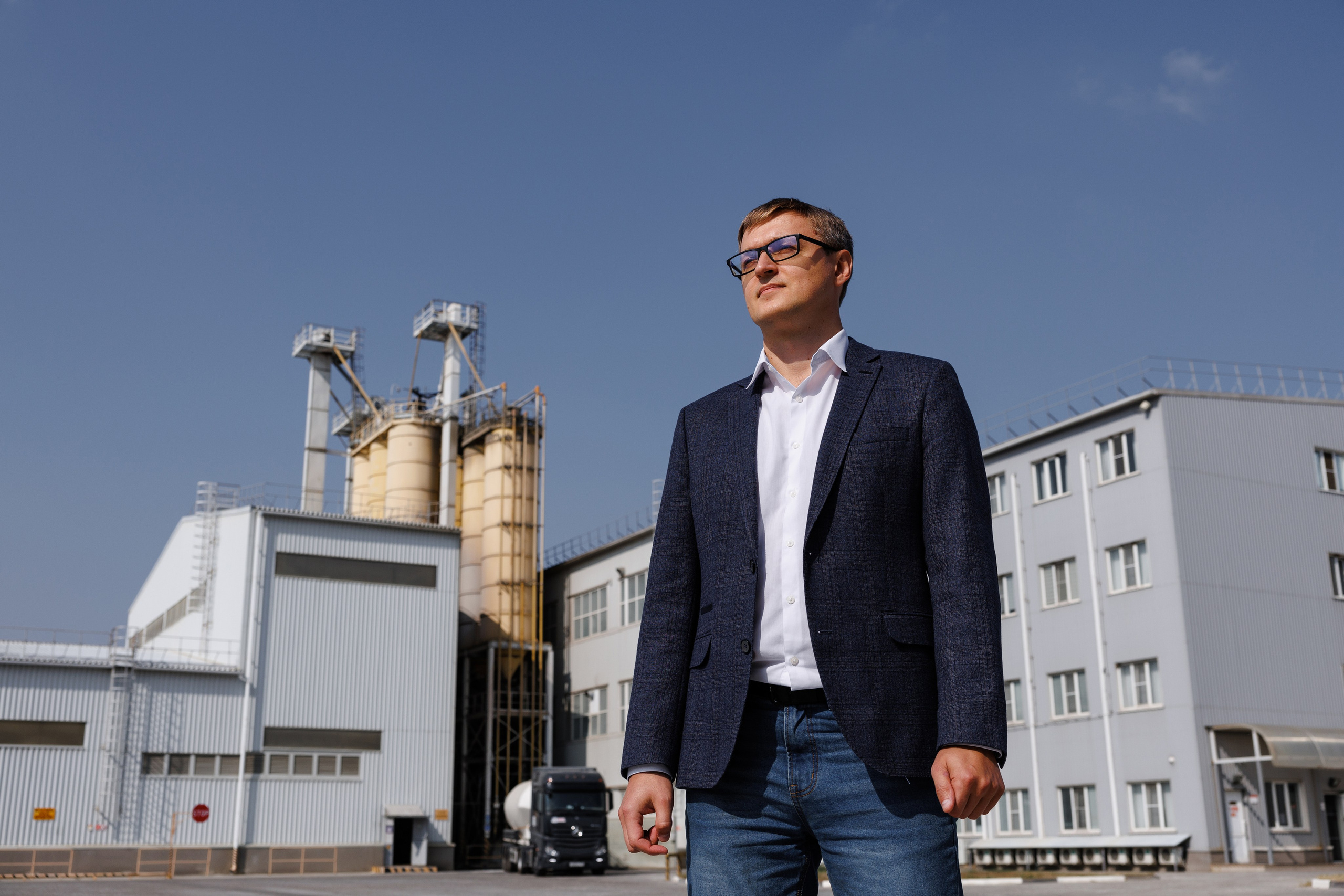 Завод строительных смесей. Фотограф Ставрополь Петр Голубенко