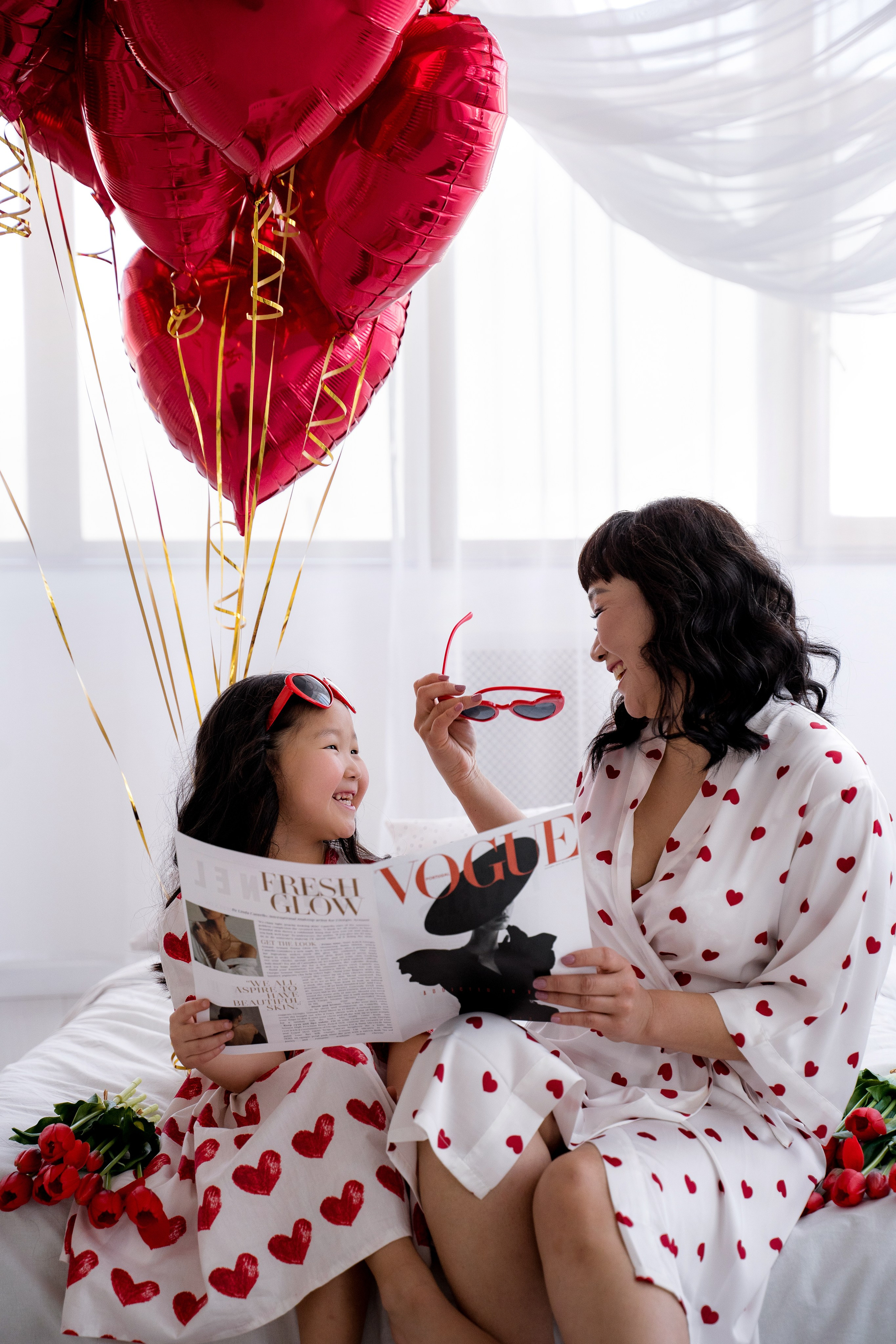 Платья Family look. Фотостудия Малина в городе Улан-Удэ. Фотограф Ирина Жарникова