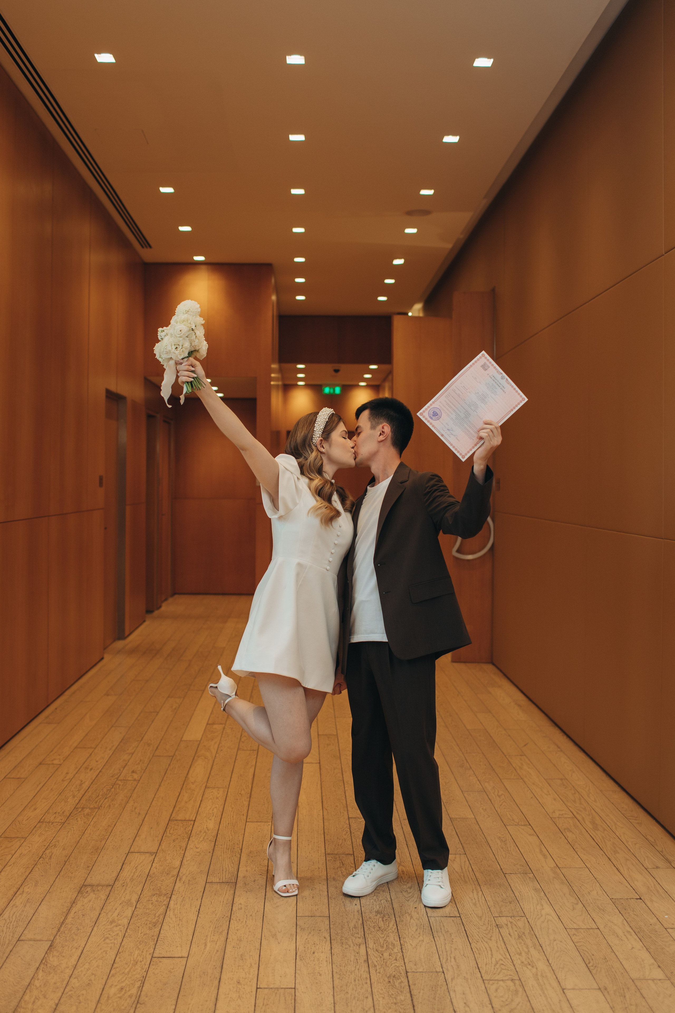 Марина & Никита. Роспись и прогулка. Семейный фотограф в Москве