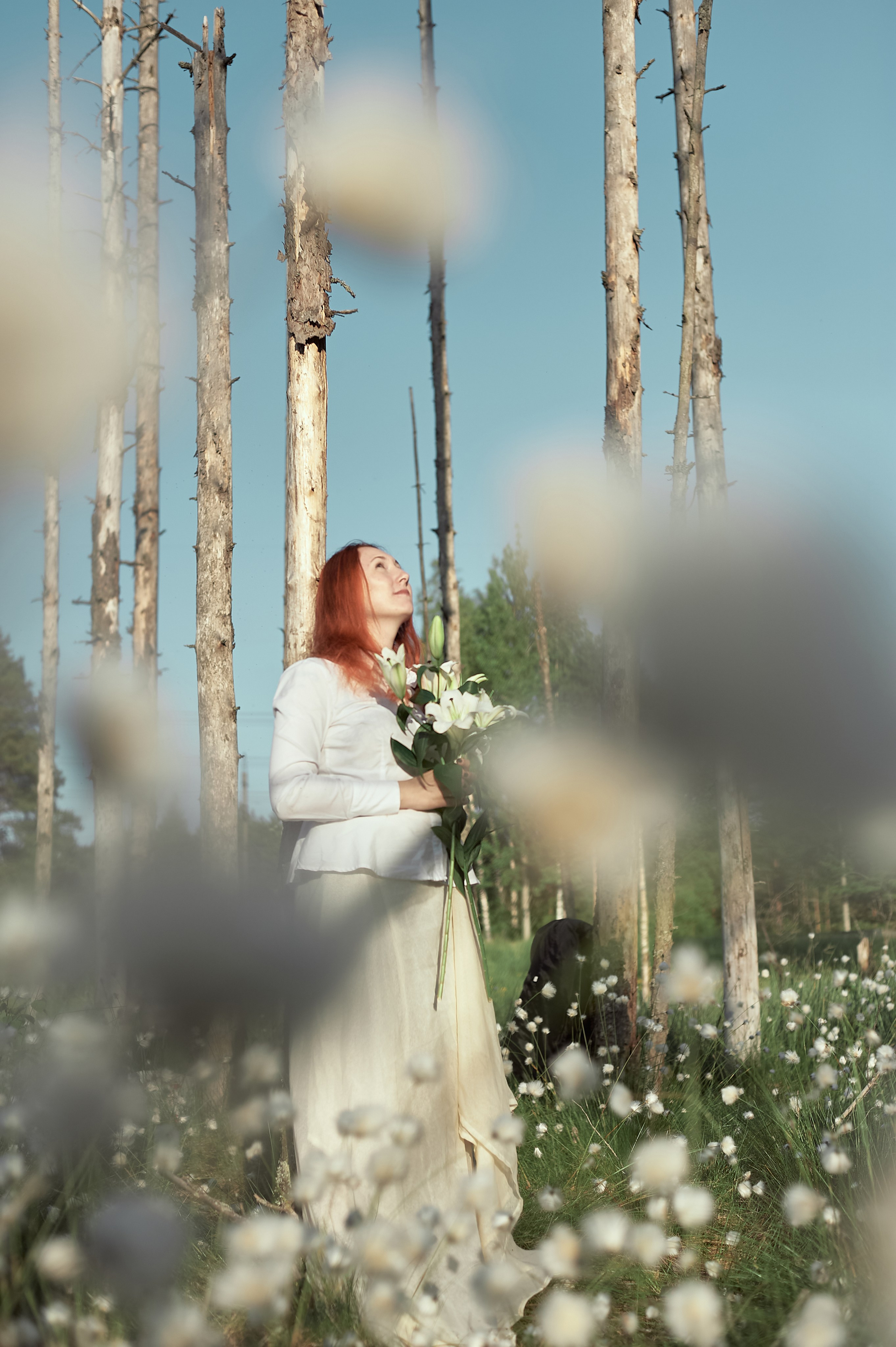 Аня. Болото и цветы. Женский фотограф в Череповце Даша Акулич
