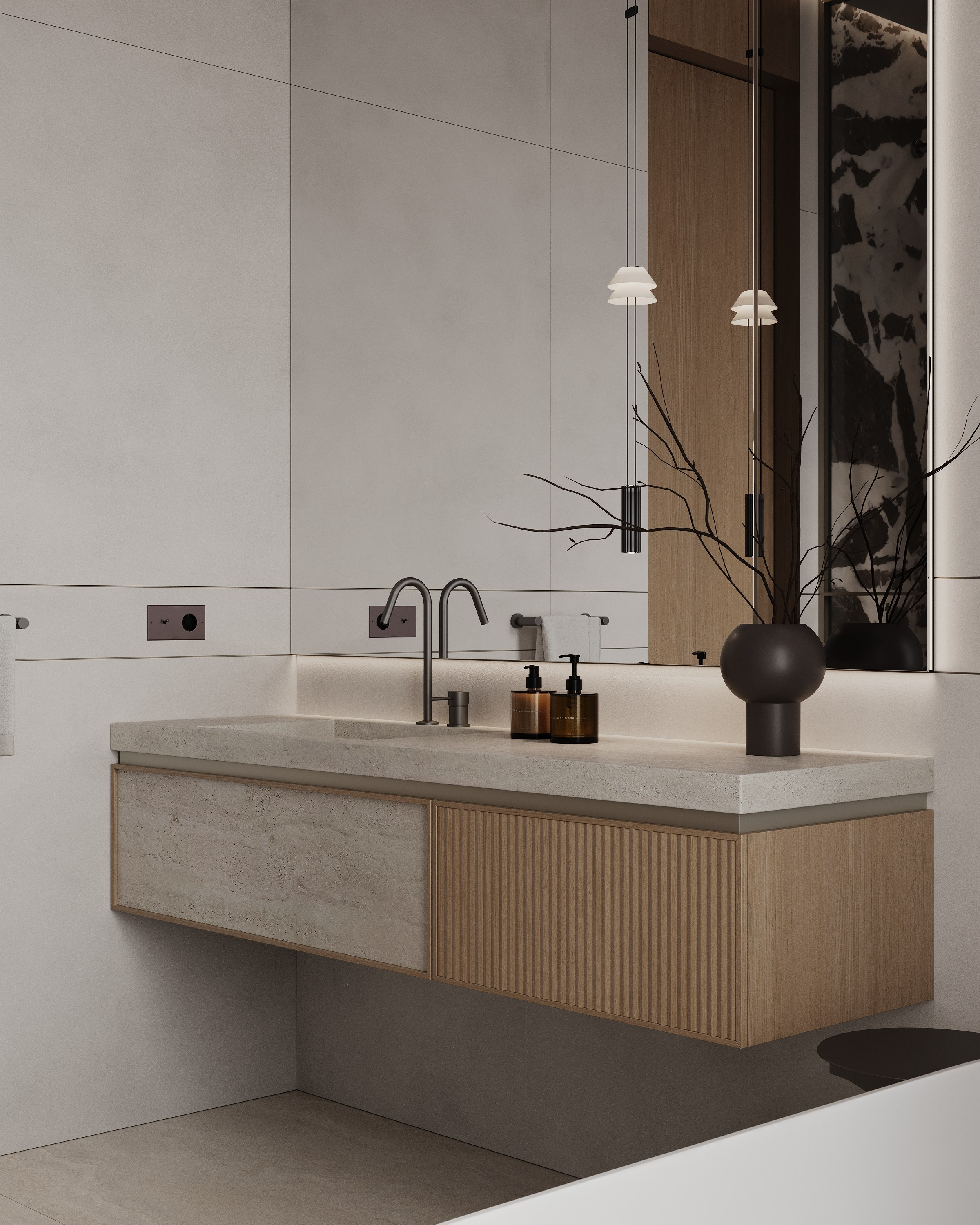 PRIVATE HOUSE. Interior 3D visualizer Liya Iskevich