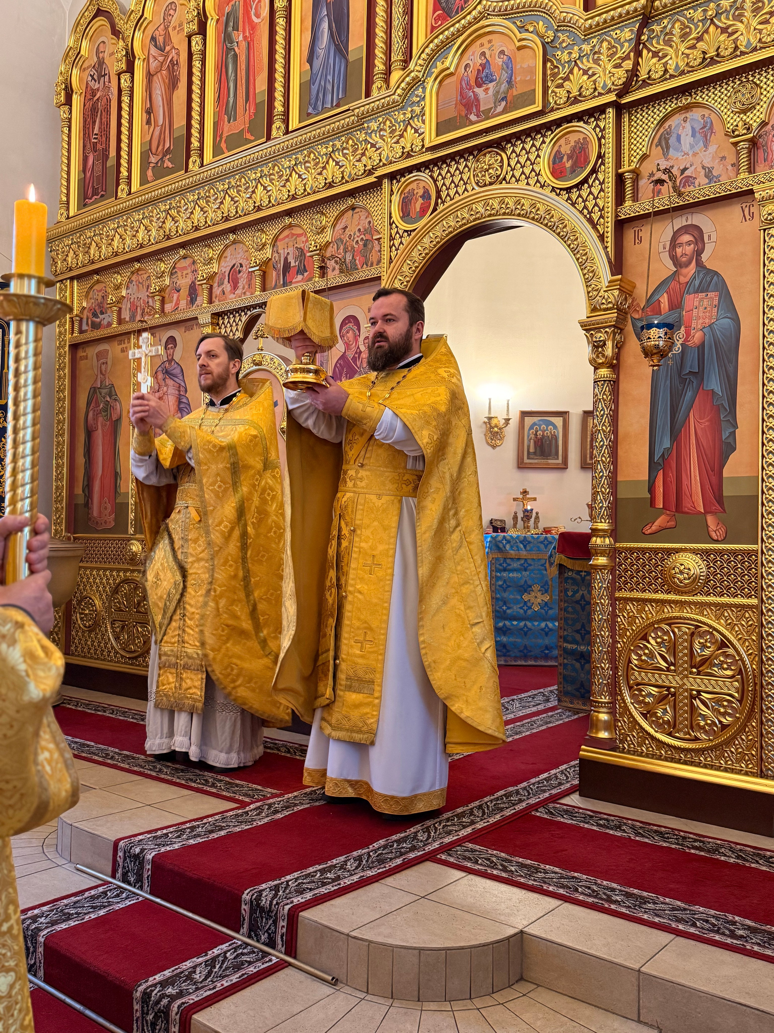 Божественная литургия в храме Нечаянной Радости. Саратовское Юго-Западное благочиние