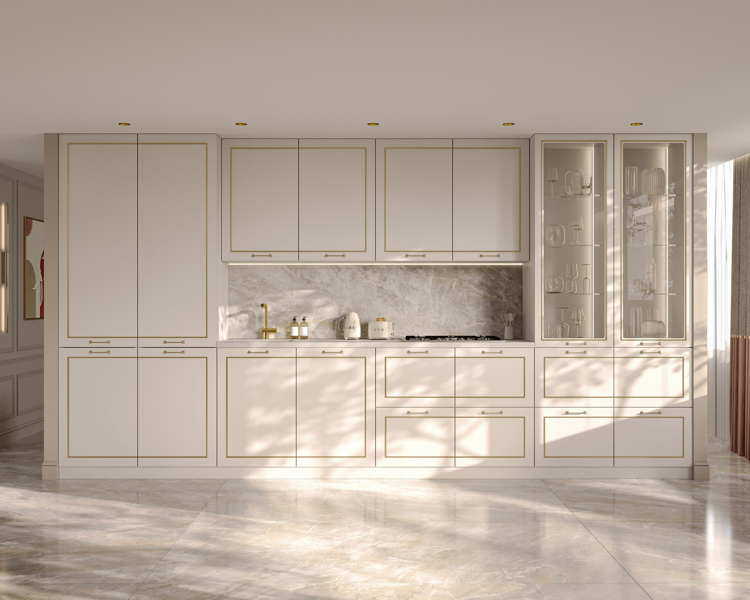 MKR кухонные гарнитуры (предметная 3D визуализация). Королёва Анастасия | 3D визуализатор