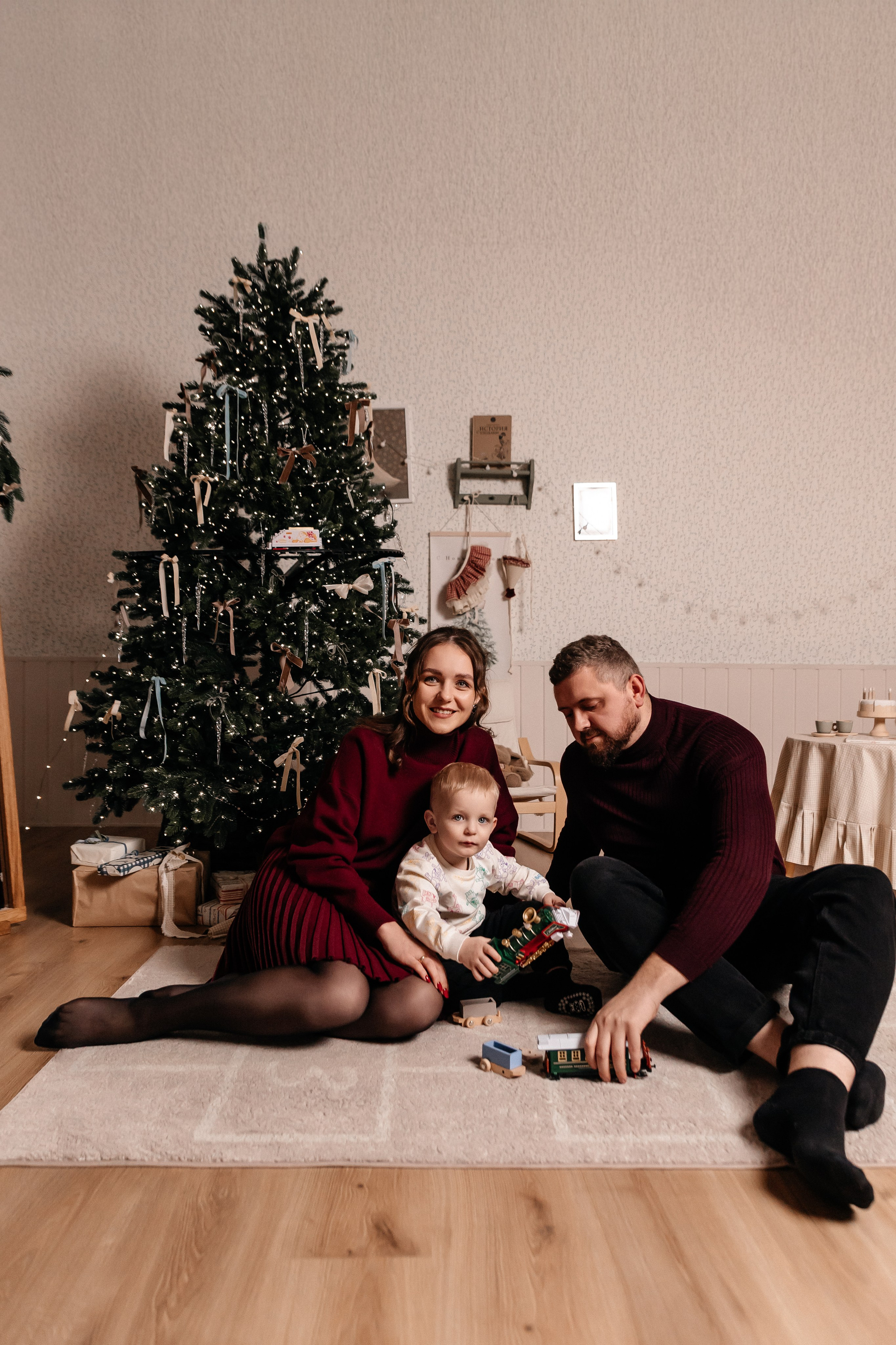 Новогодняя. Семейный фотограф Минск Усова Ольга