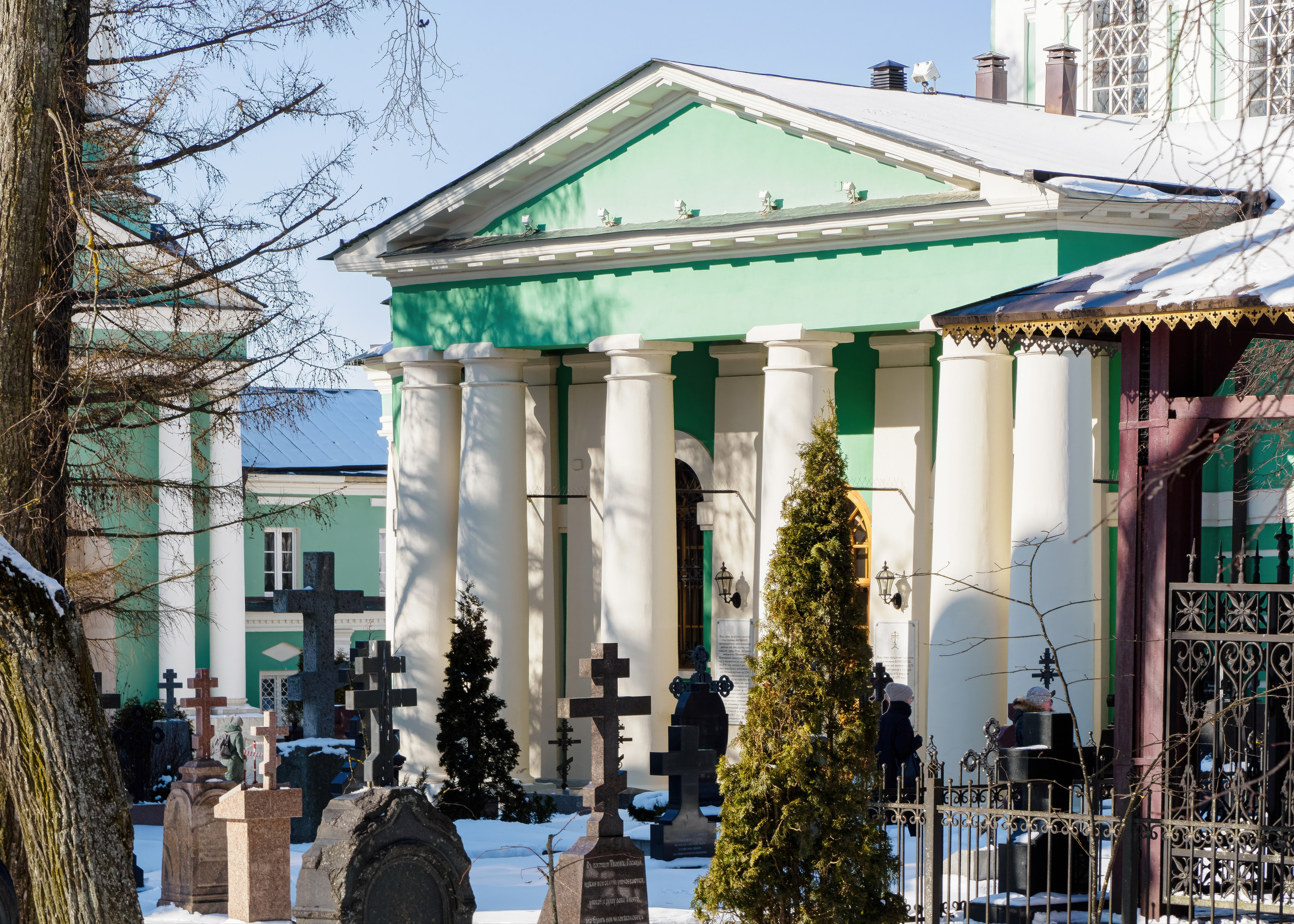 Оптина пустынь. Зима 2023 года. Фотограф Никифоров-Гордеев Сергей. Москва и МО