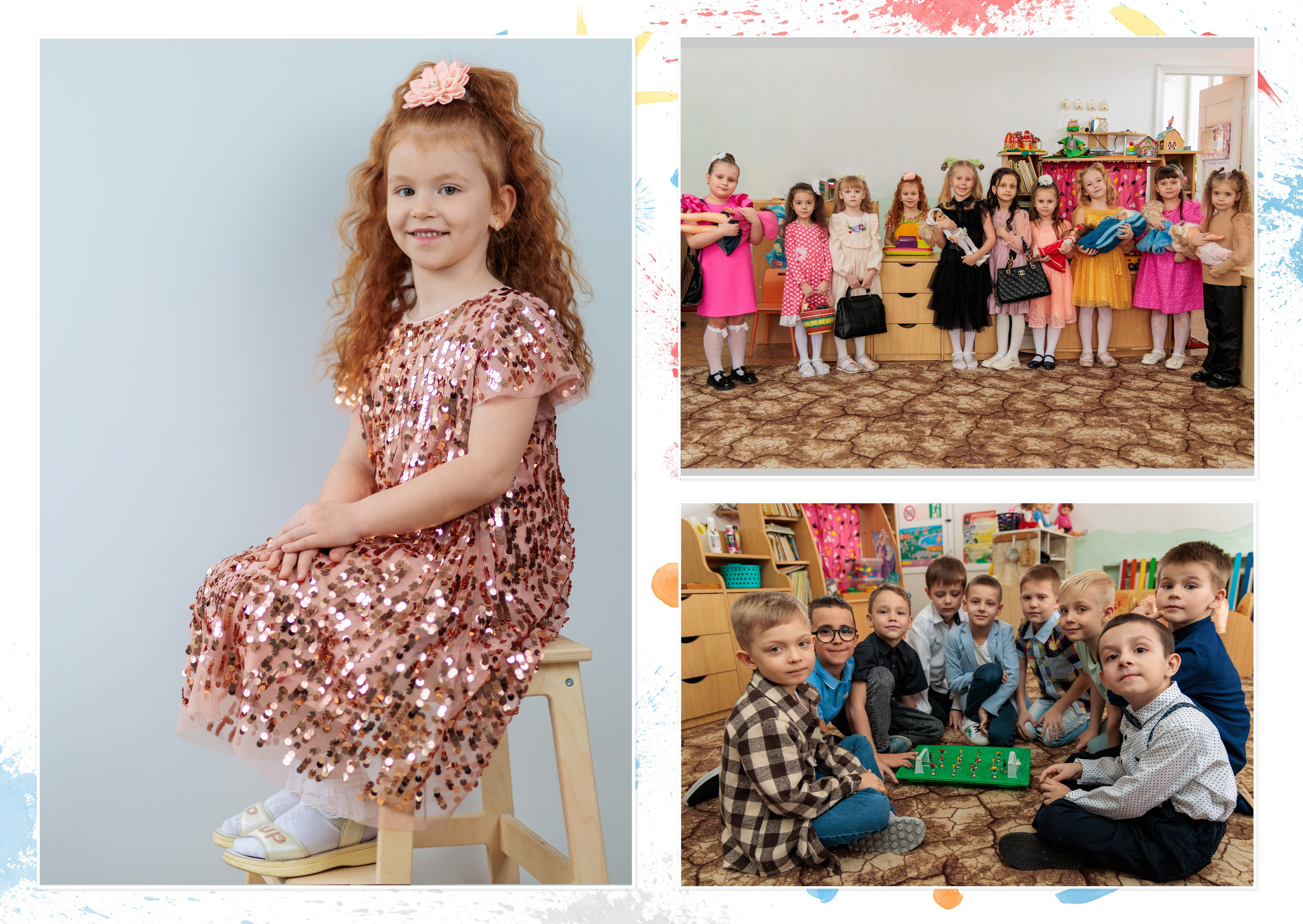 Выпускной альбом для детского сада. Фотограф Гуково Григорий Новиков novikov.foto