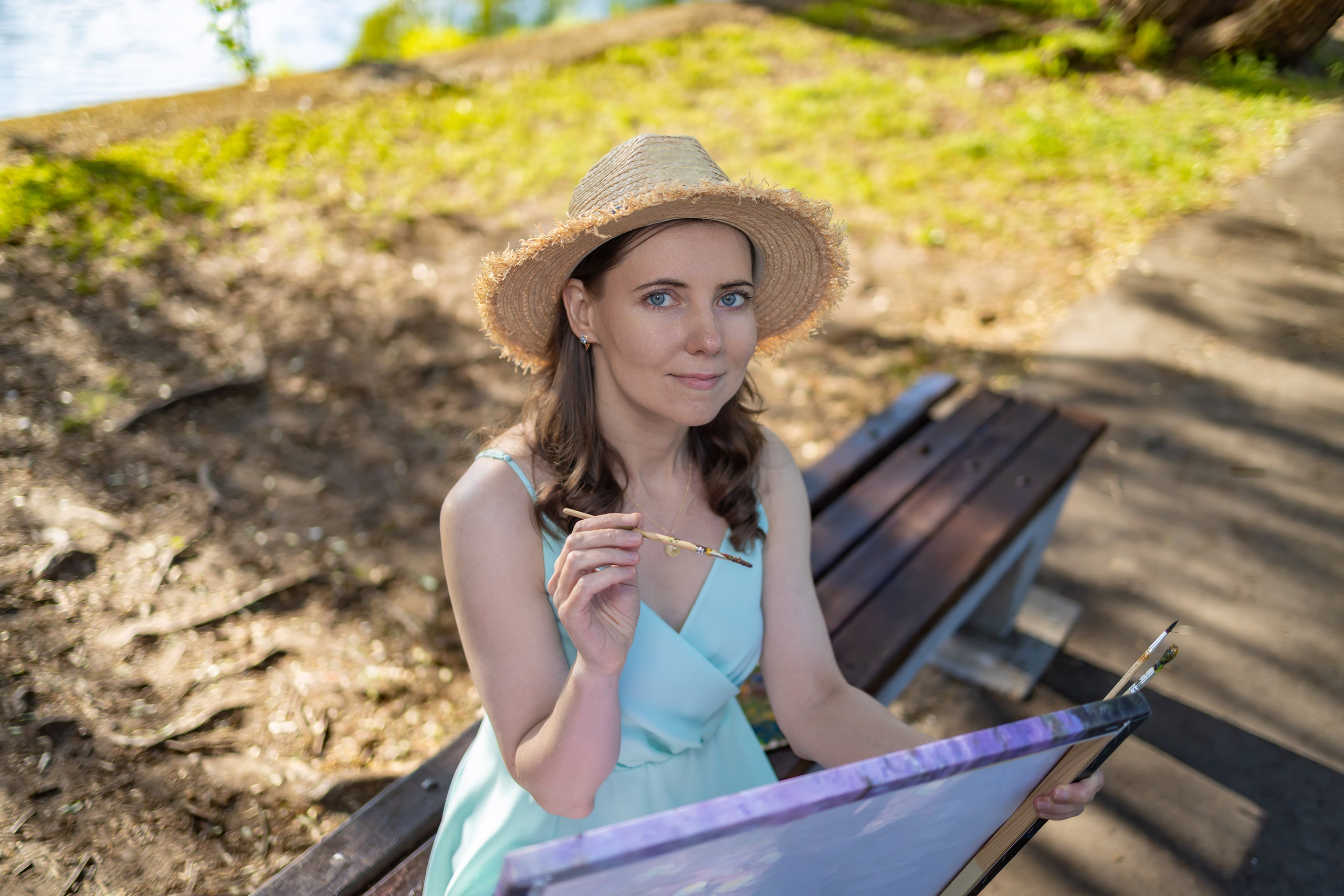 Фотосессия в стиле «Художница». Репортажный, семейный и студийный фотограф в Москве Демин Алексей