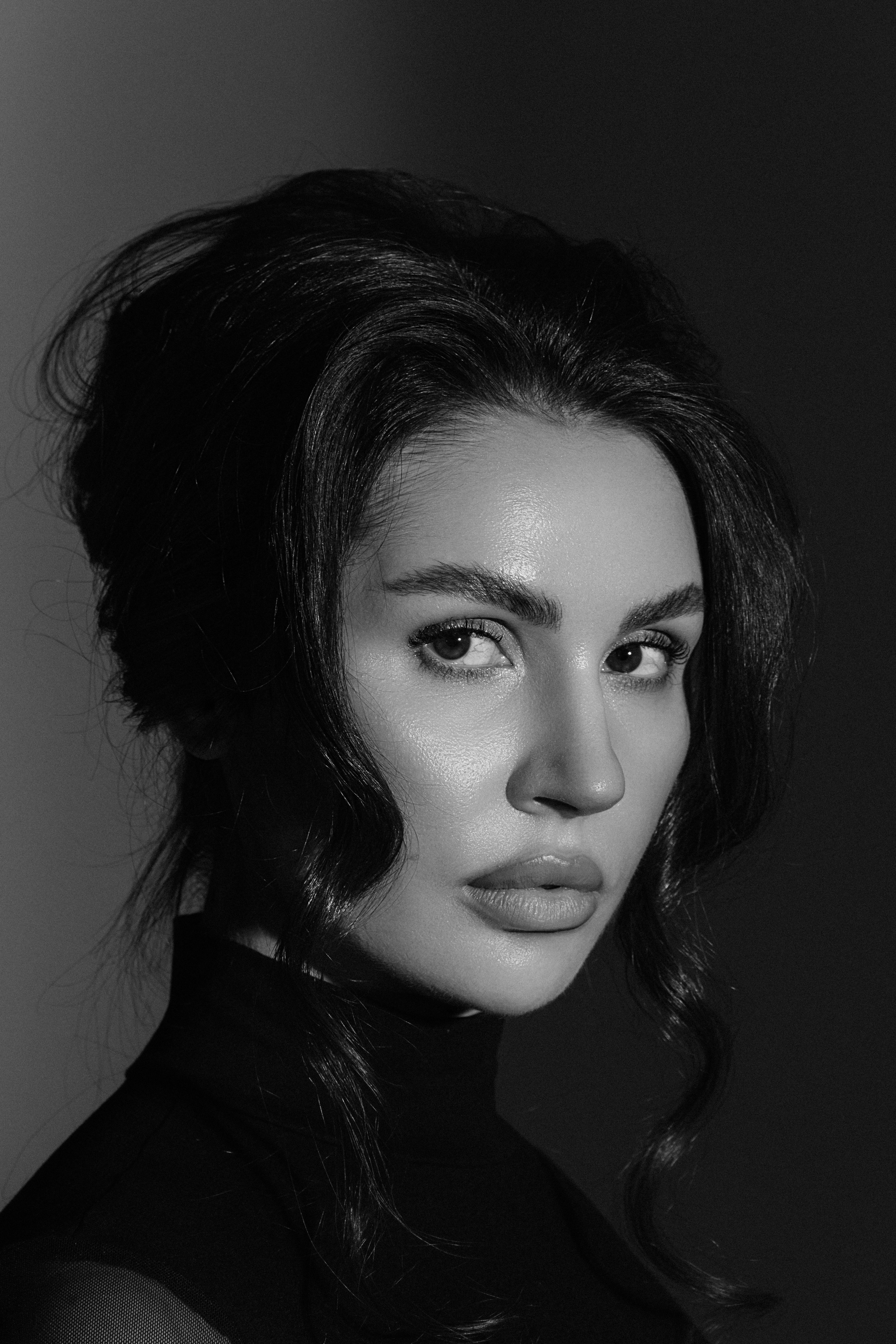 женский портрет в студии