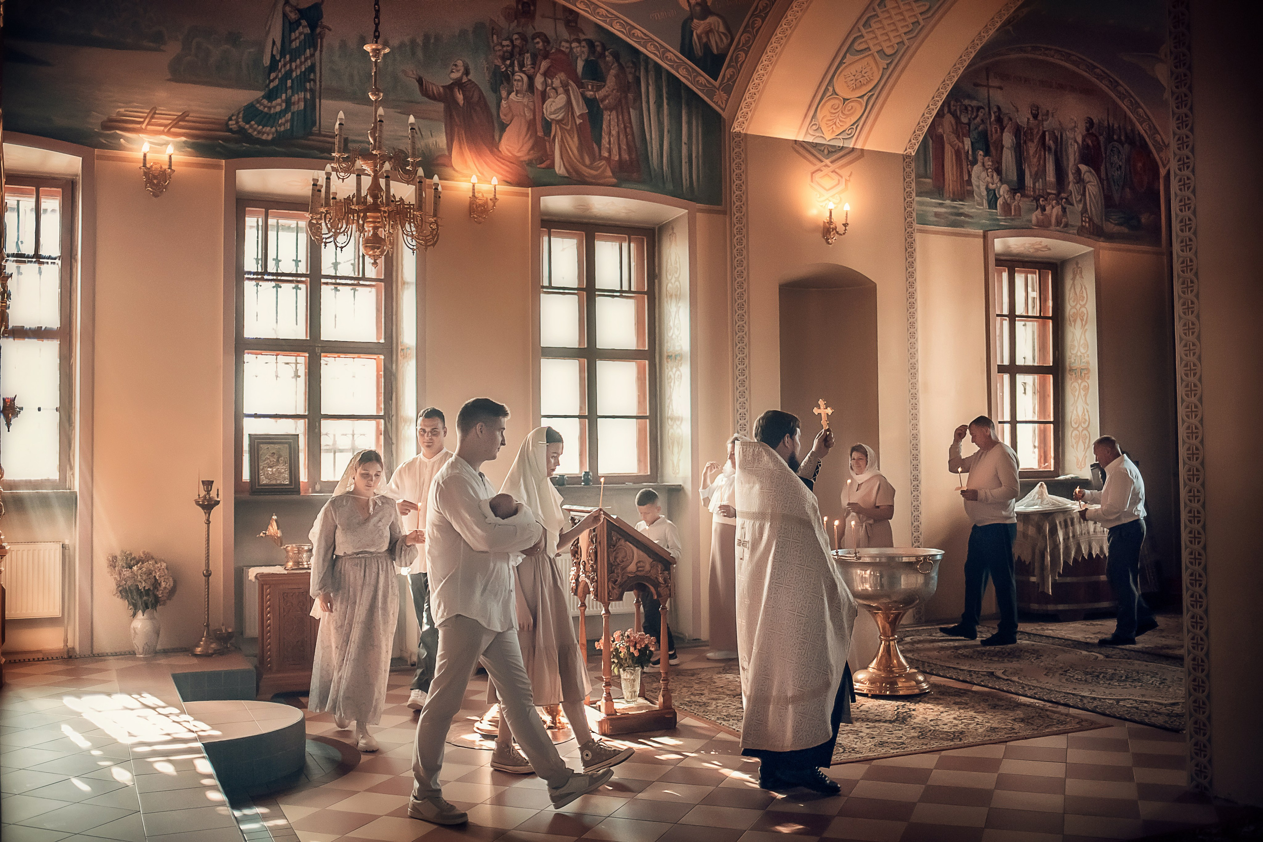 Фотосъемка крещения в Москве и Московской области