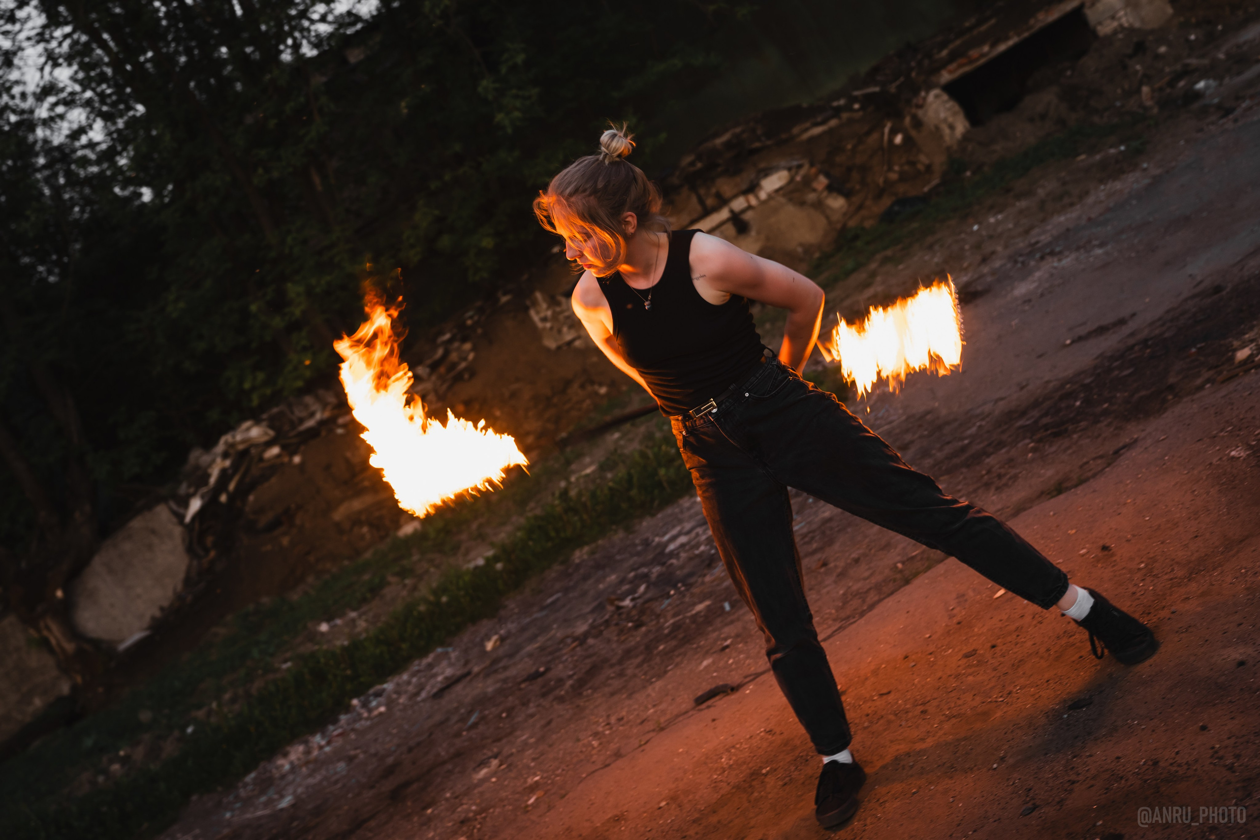 Огненная тренировка. Репортажный фотограф Анастасия Рубцова