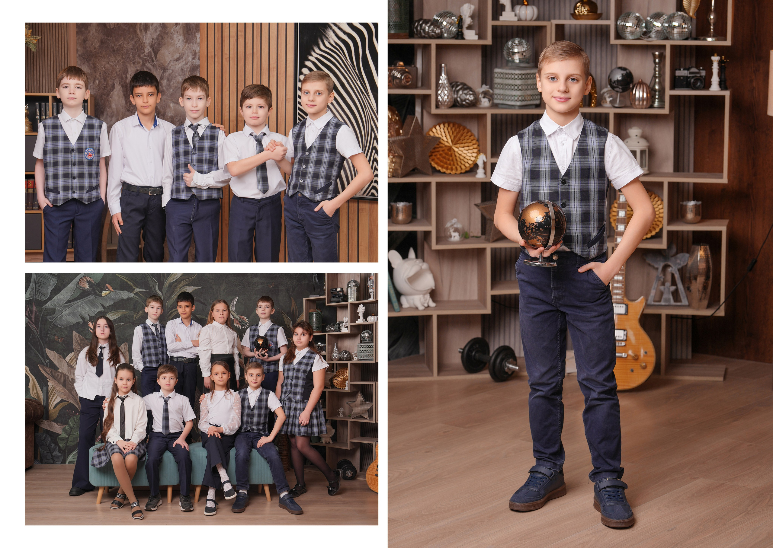 ШКОЛА 50 — 4 «В» класс. Красивый выпускной альбом в Краснодаре