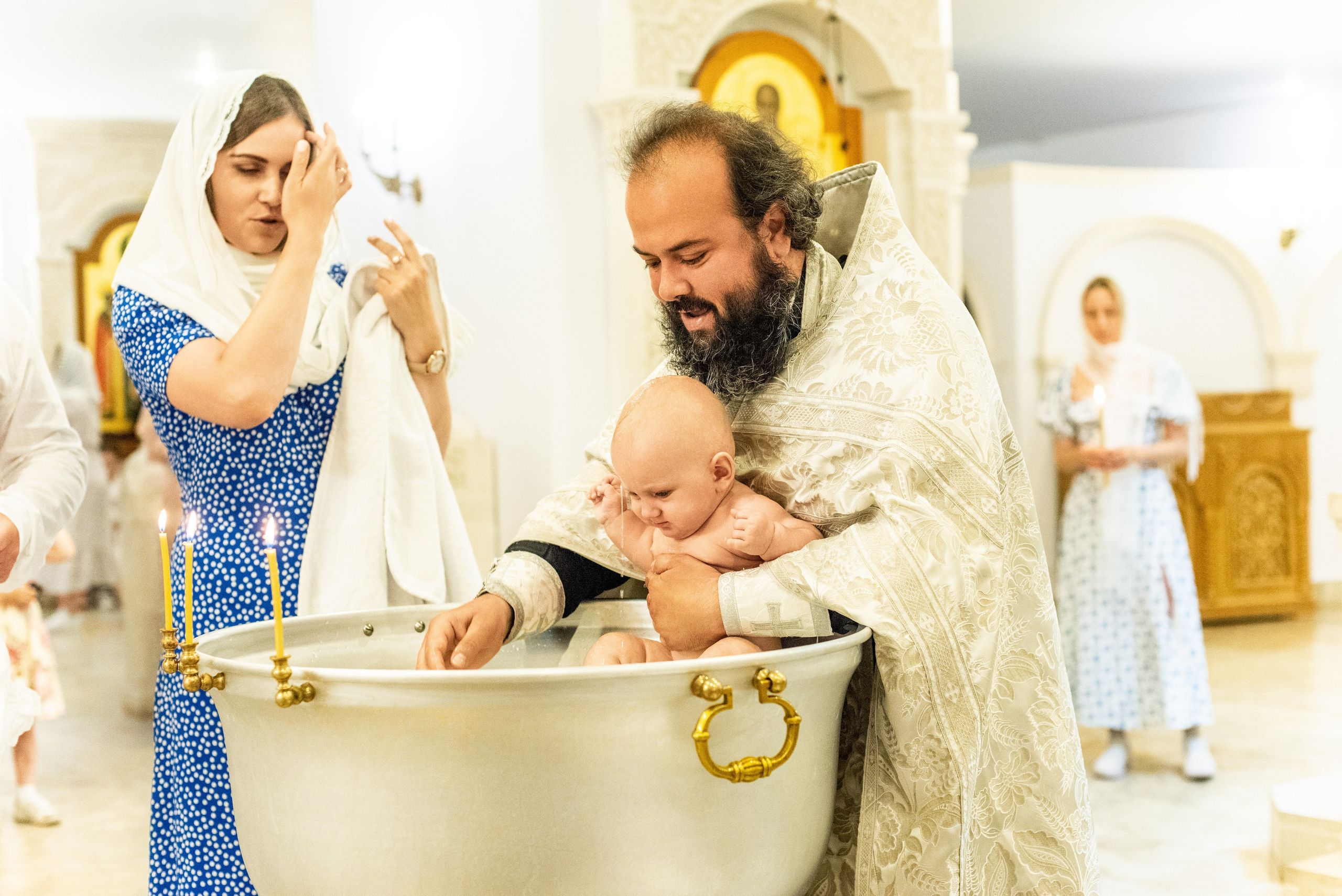 Крещении Ксении. Фотограф Юлия Попова