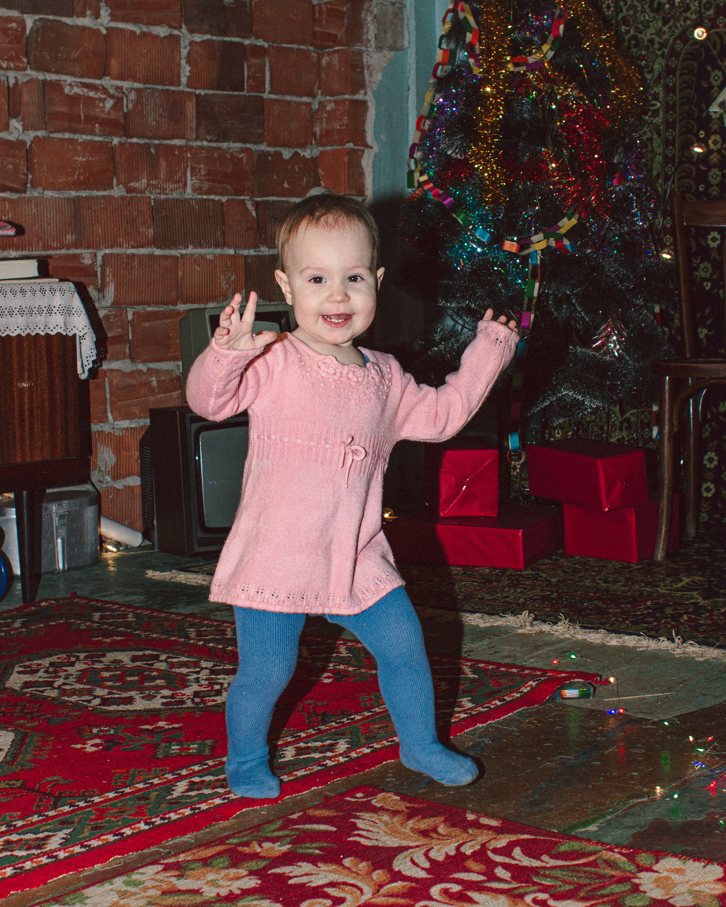 Семейная новогодняя фотосессия в стиле СССР в Нижнем Новгороде