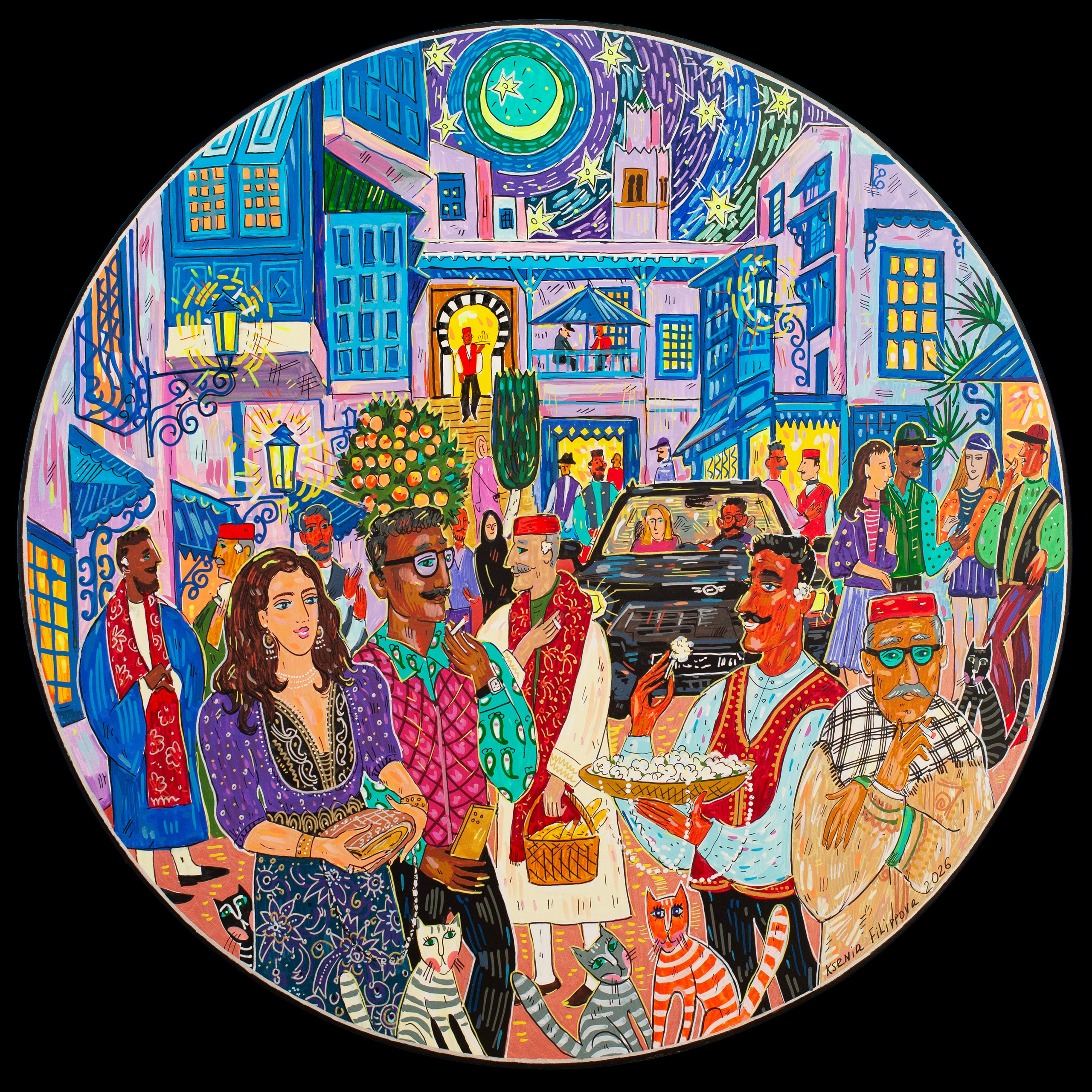 MINI x Ksenia Filippova (collaboration). Artist Ksenia Filippova