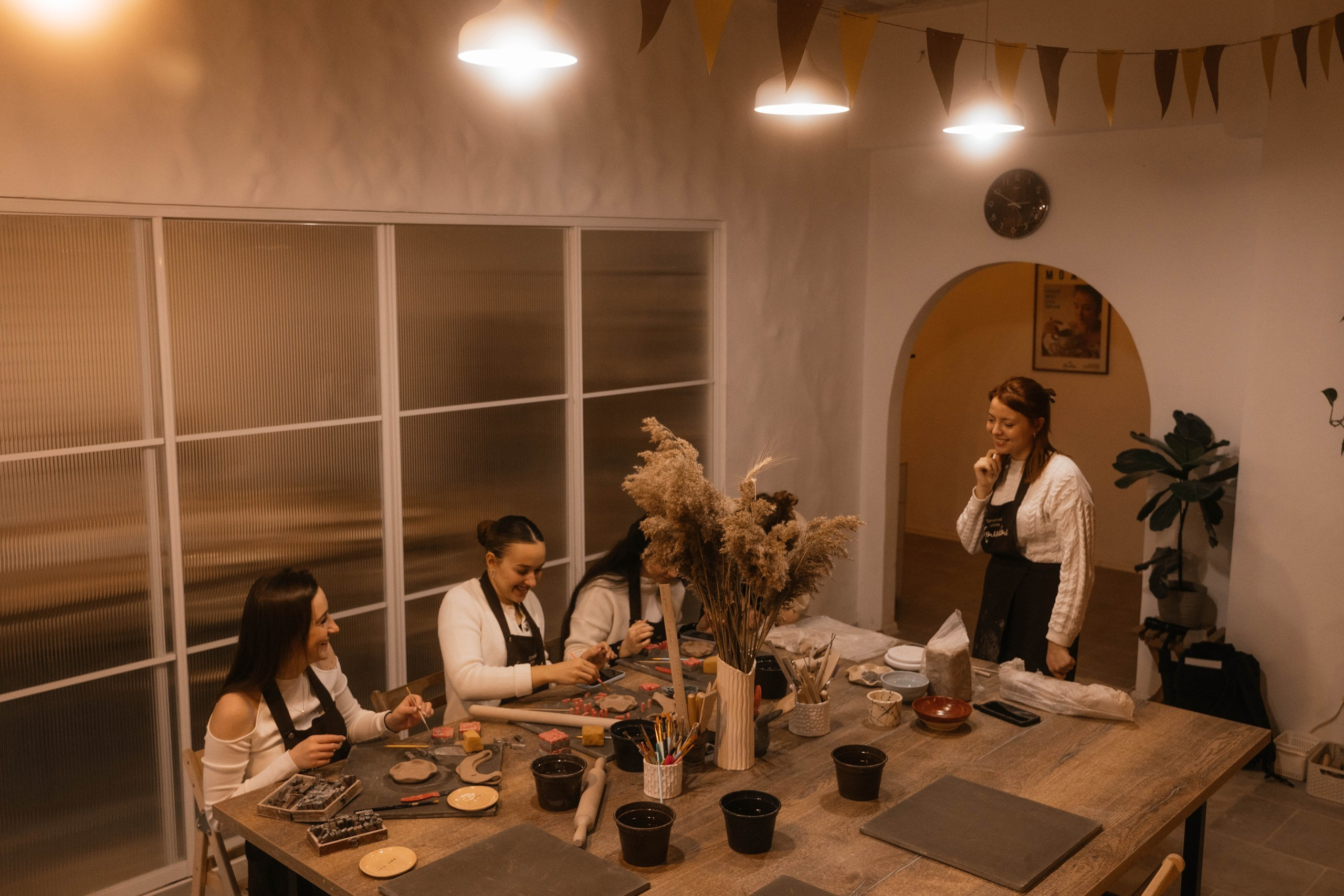 День рождения в гончарной мастерской. Свадебный, семейный фотограф в Рязани Лена Брант