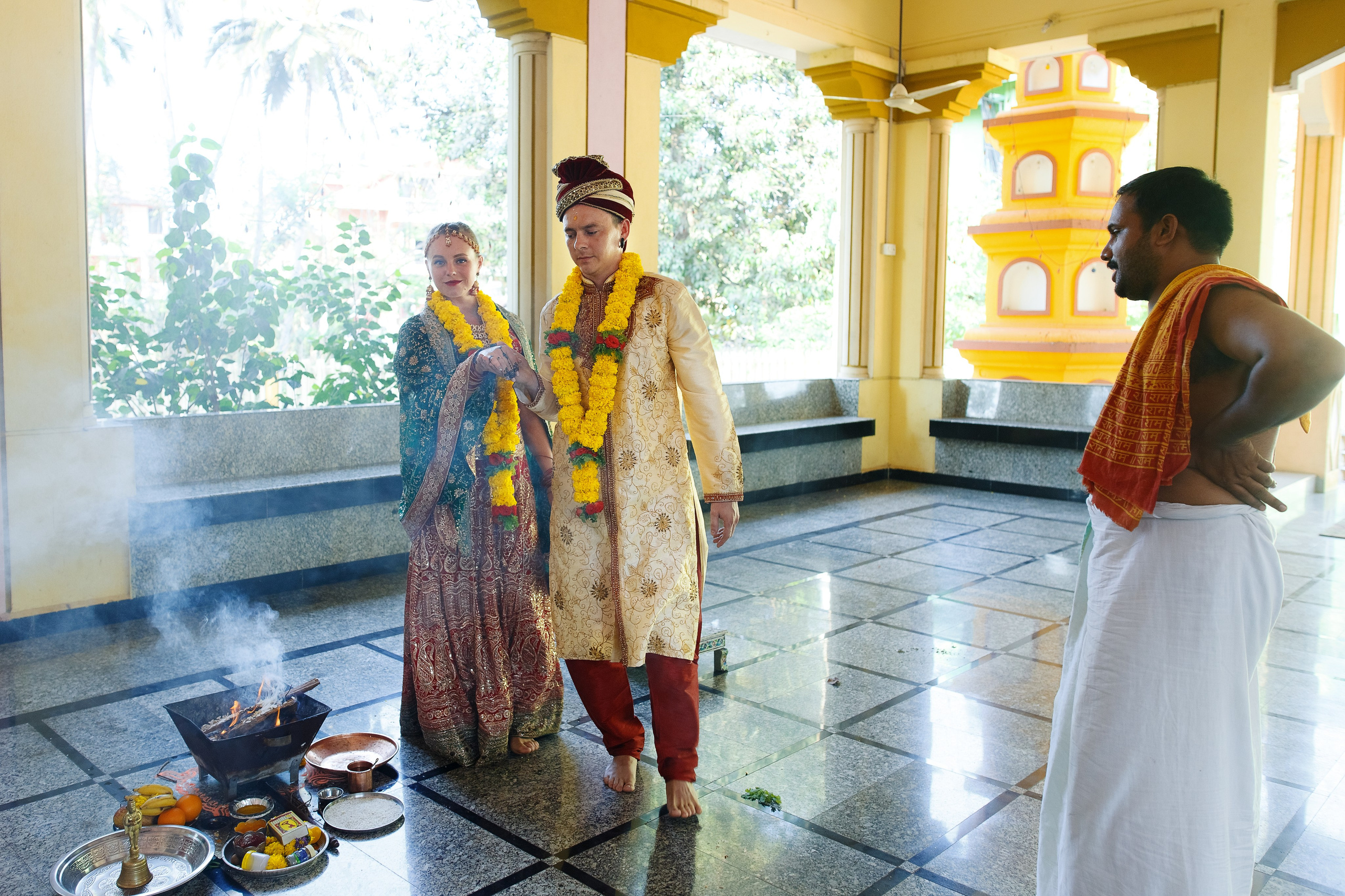Церемония в индийском храме