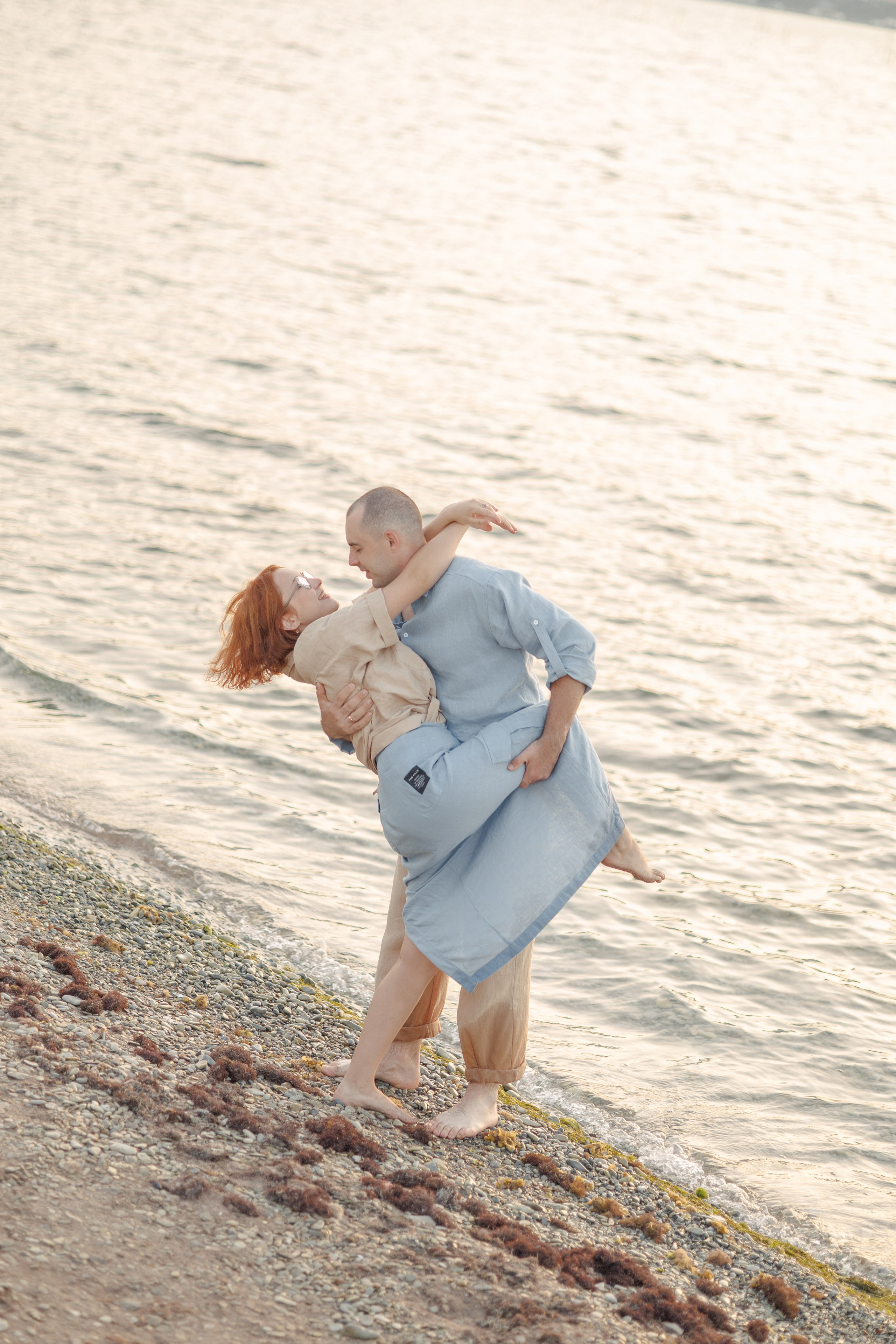 История любви на рассвете. Семейный и портретный фотограф в Геленджике Любовь Бодрова