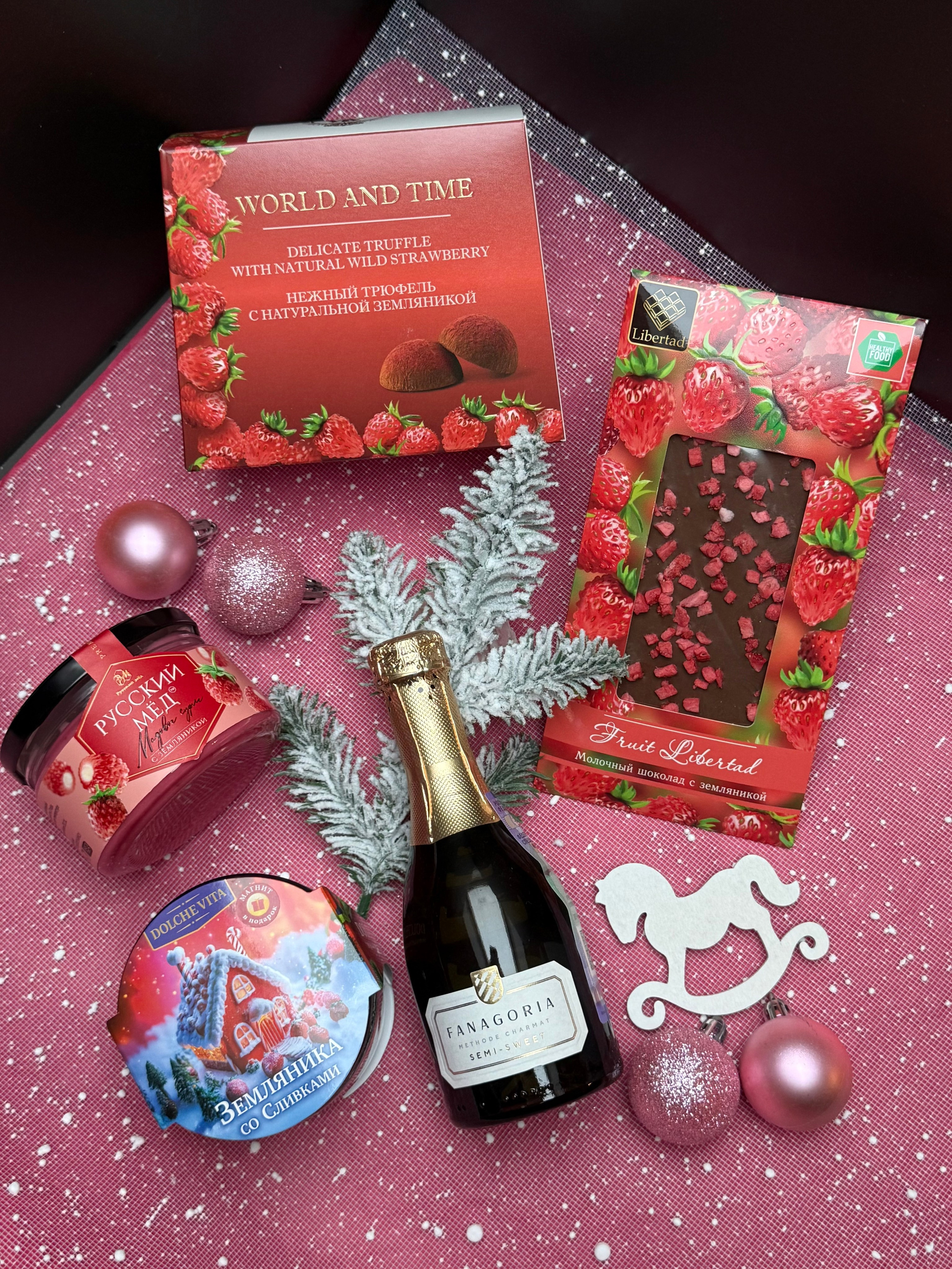 «Земляника со сливками». Студия подарочных наборов «Владия»