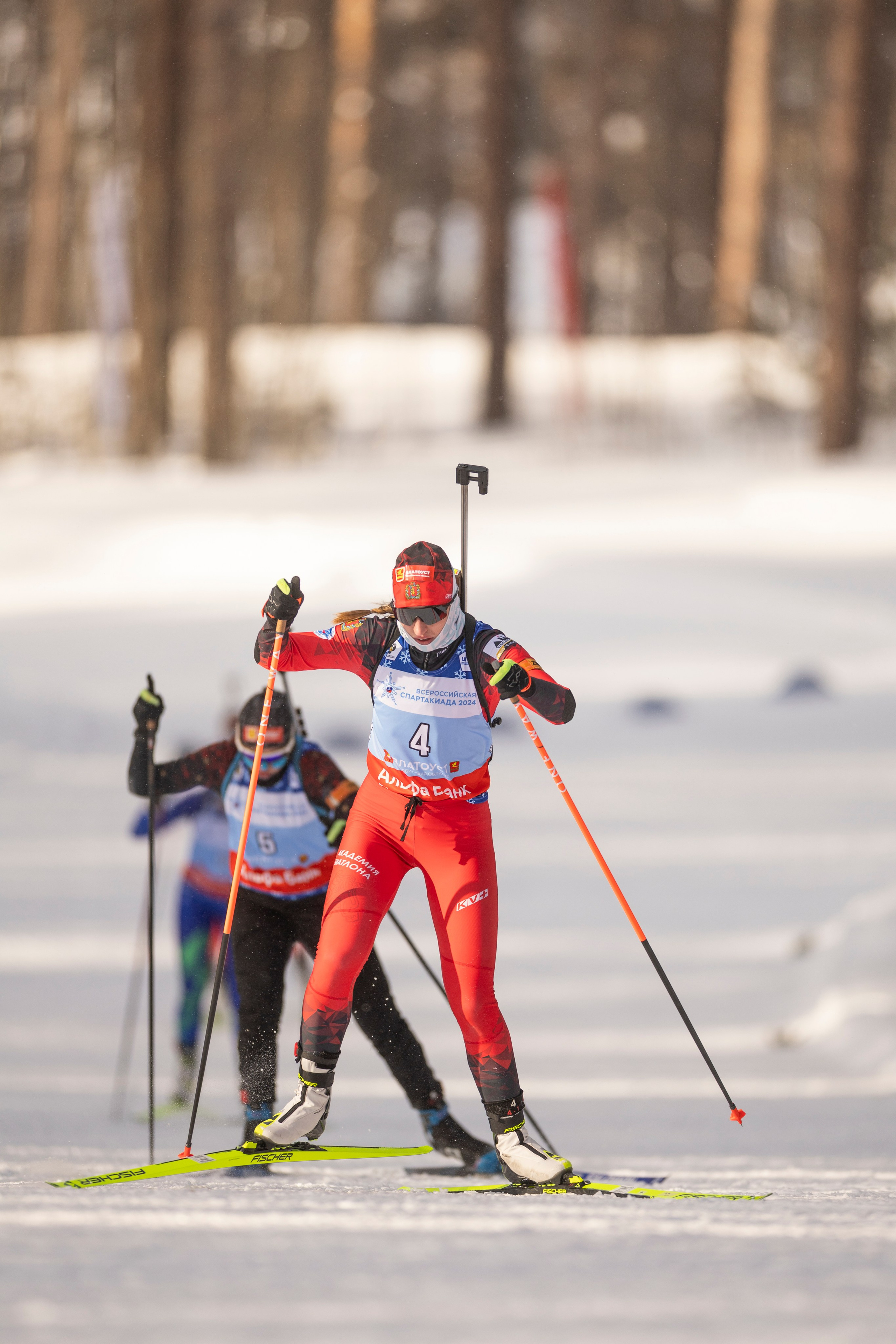 Всероссийская спартакиада. Гонка преследования женщины. Спортивный репортажный фотограф Казань Нафис Сиразетдинов