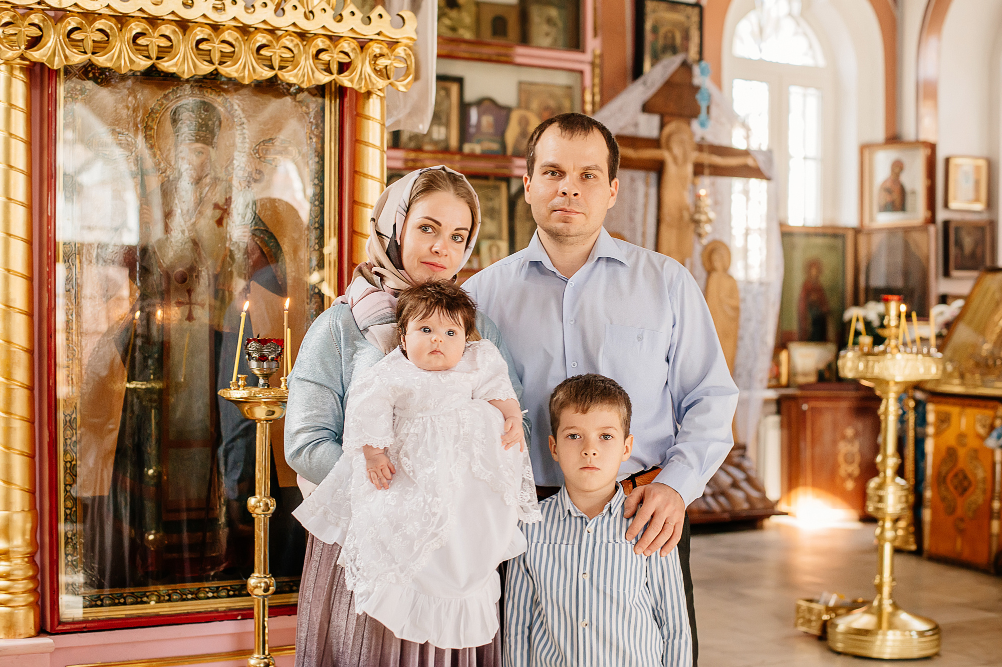 Фотосъемка крещения. Семейный и свадебный фотограф Семенова Инна
