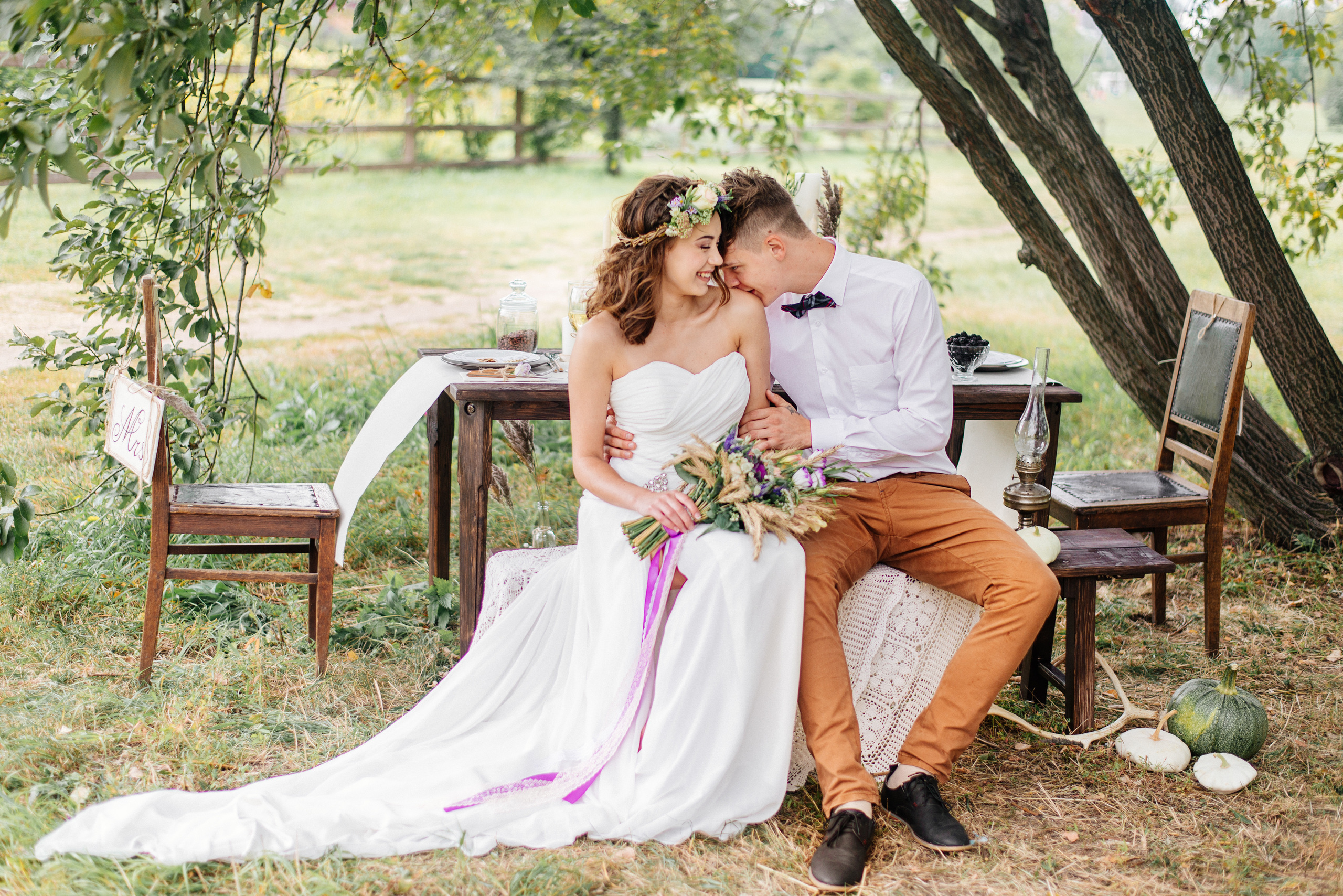 Свадебная фотосессия парке Коломенское. Семейный и свадебный фотограф Семенова Инна