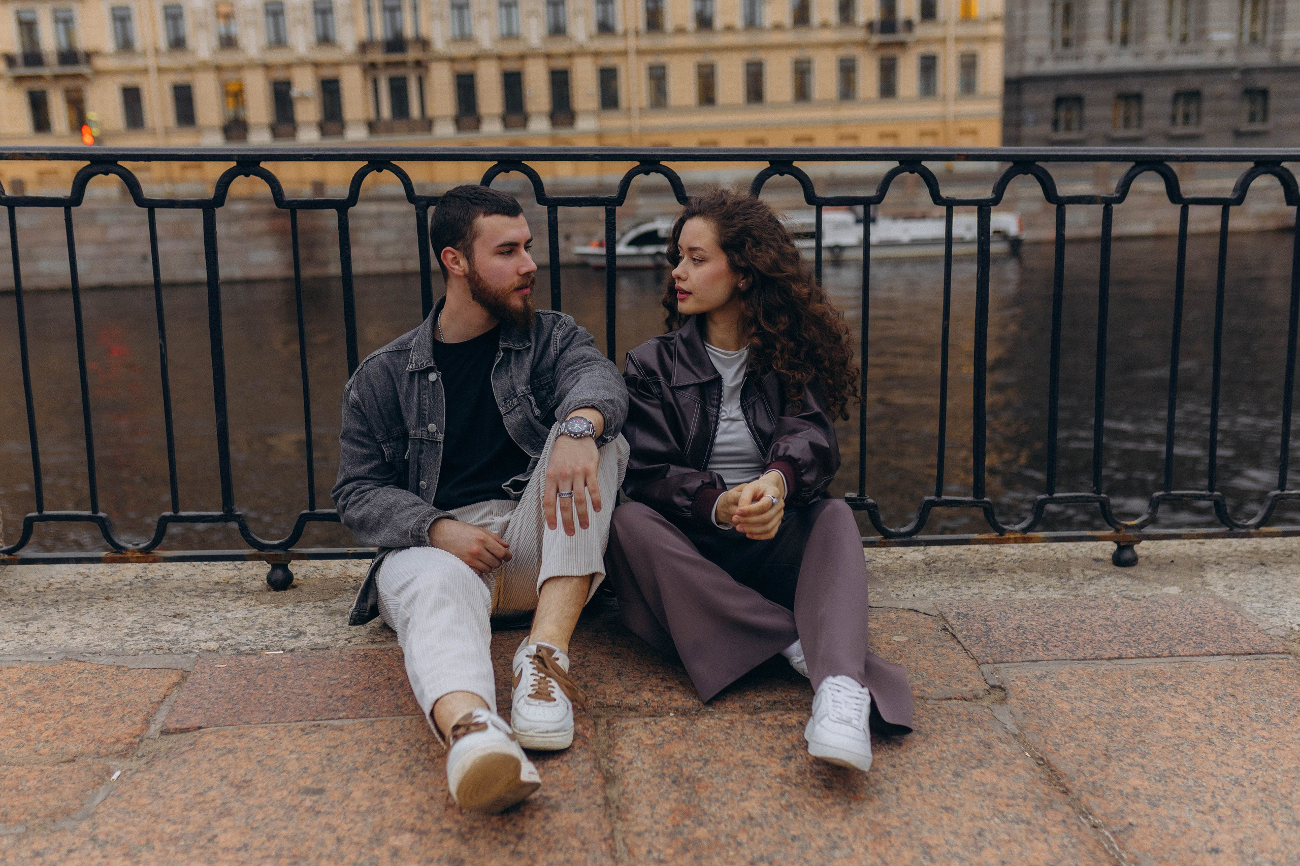 Ирина и Максим. питерский рассвет. Фотограф Саратов