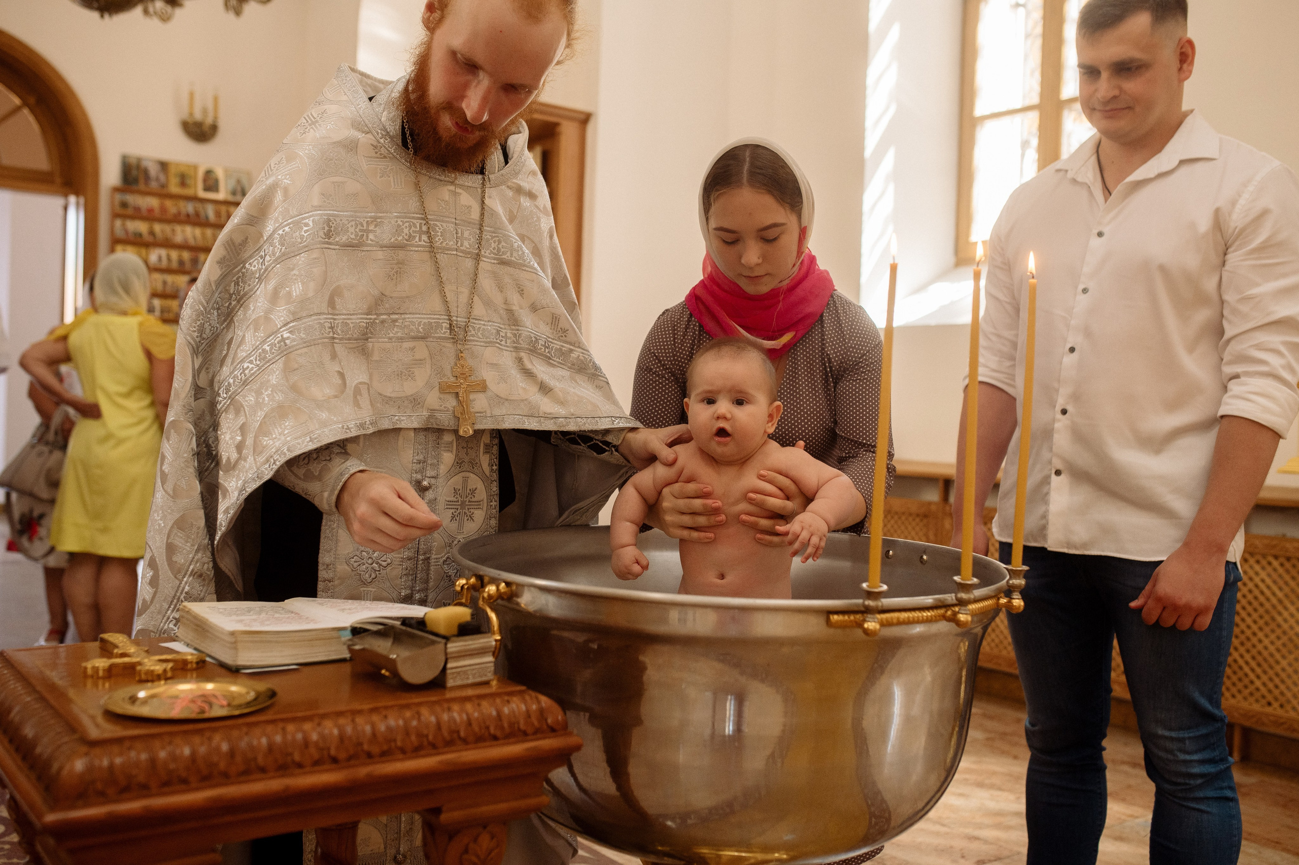 Крещение Сони. Фотограф Мария Стрелкова