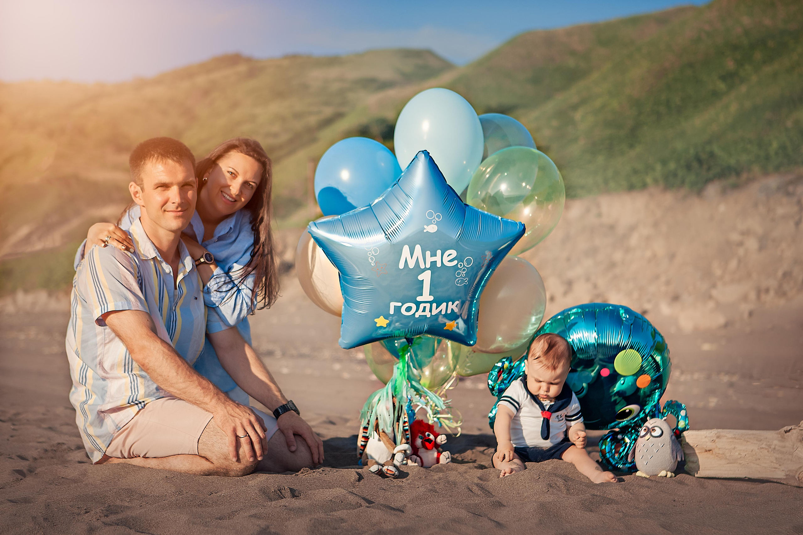 Семейная фотосессия на море. Виталий, Юлия и Костя. Детский, семейный фотограф в Южно-Сахалинске, Невельске и Холмске