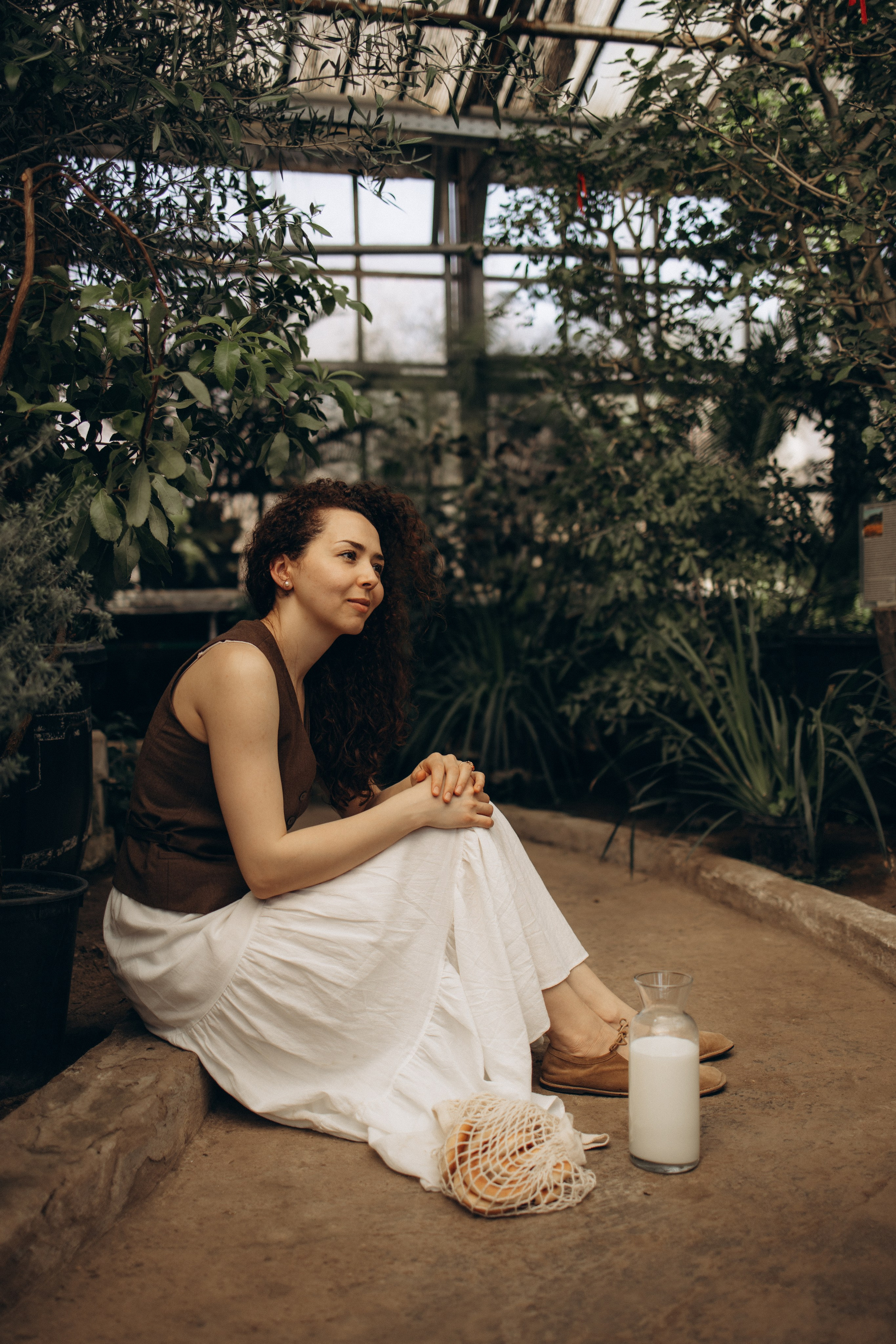 Прогулка по оранжерее. Семейный фотограф в Москве Ксения Аганина