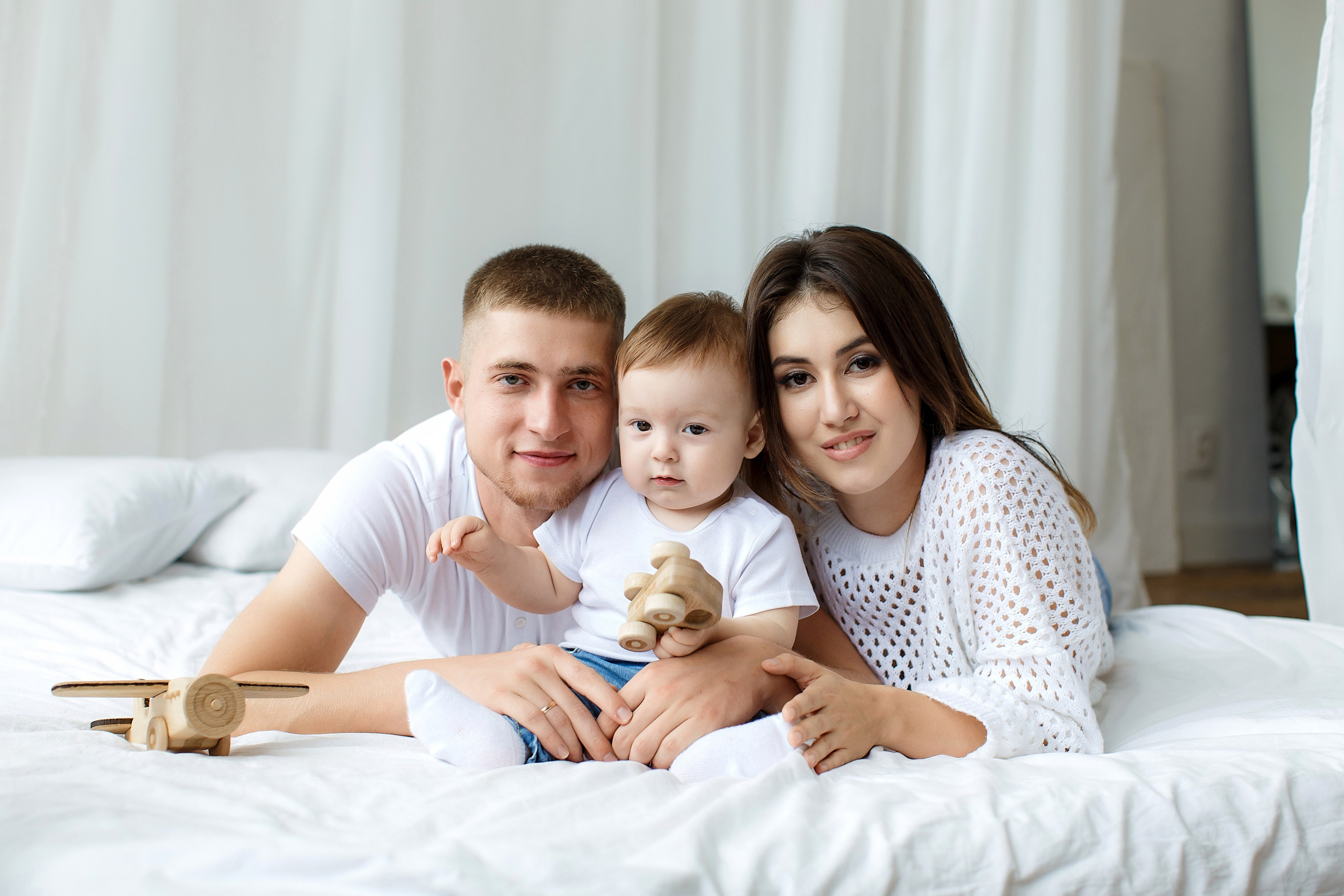 Мирон с родителями. Семейный и детский фотограф в Стерлитамаке Разина Рахмангулова