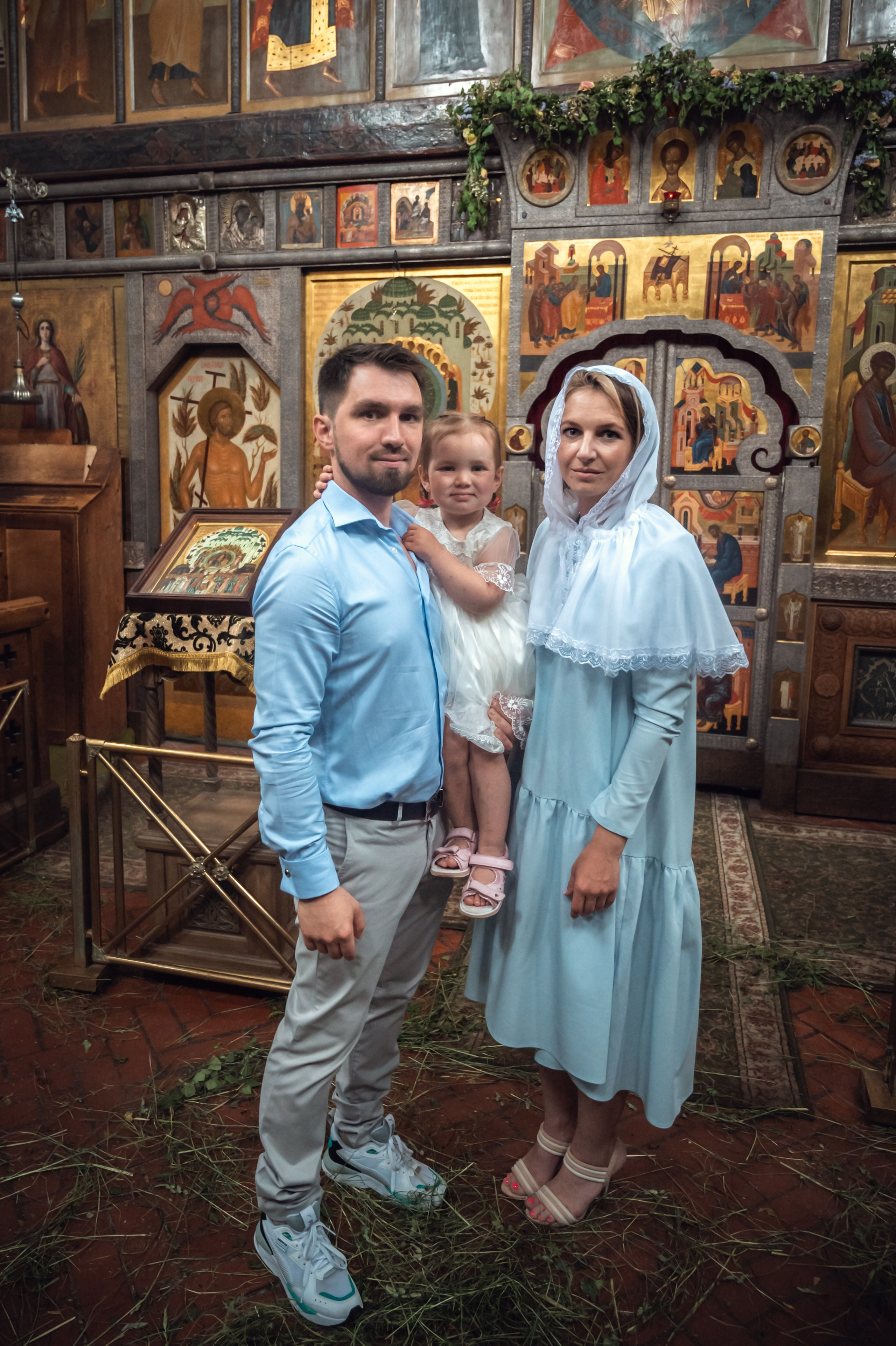 Крещение Марии храм на Мосфильмовской. Фотограф Алёна Мил