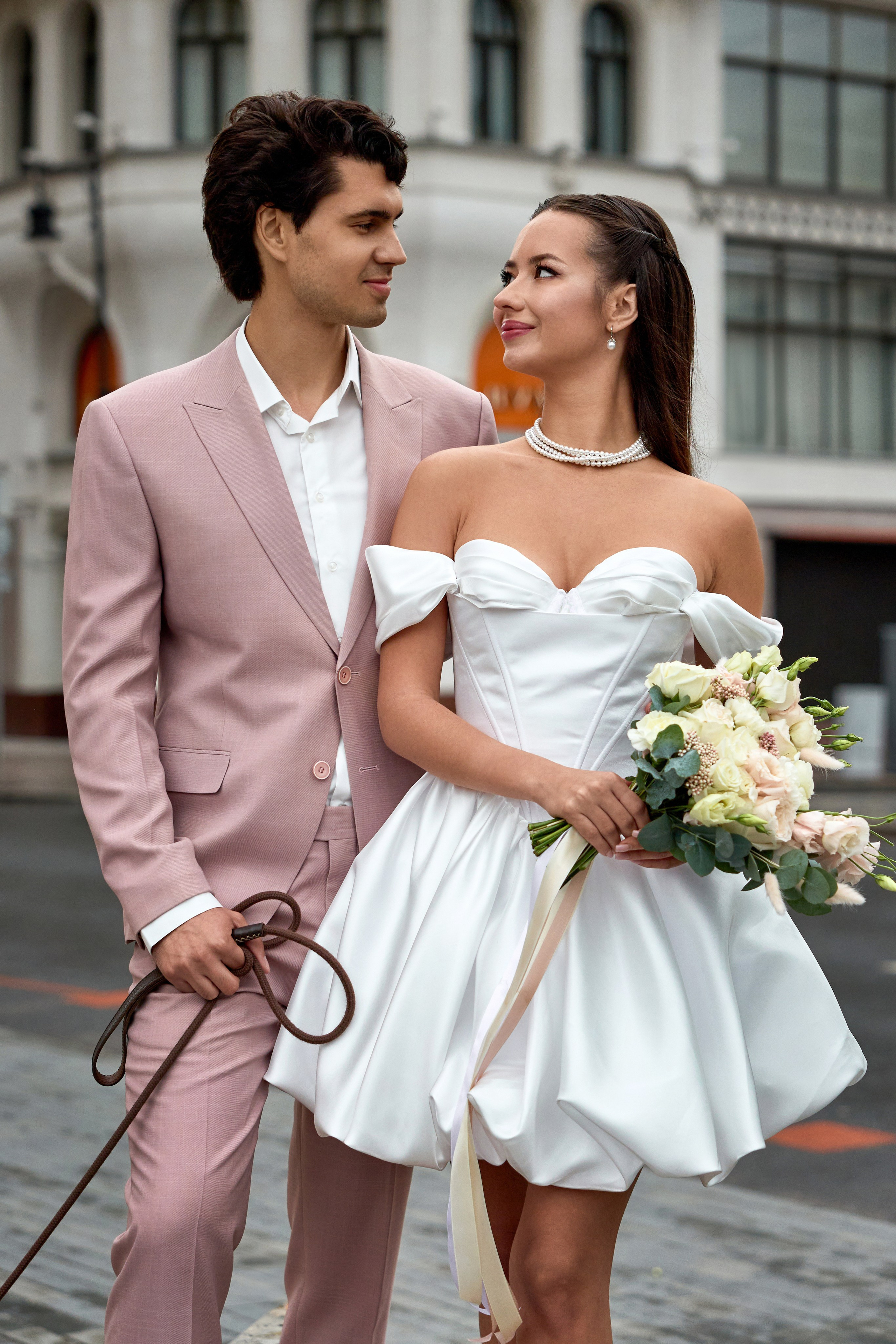 Свадебная прогулка в центре Москвы