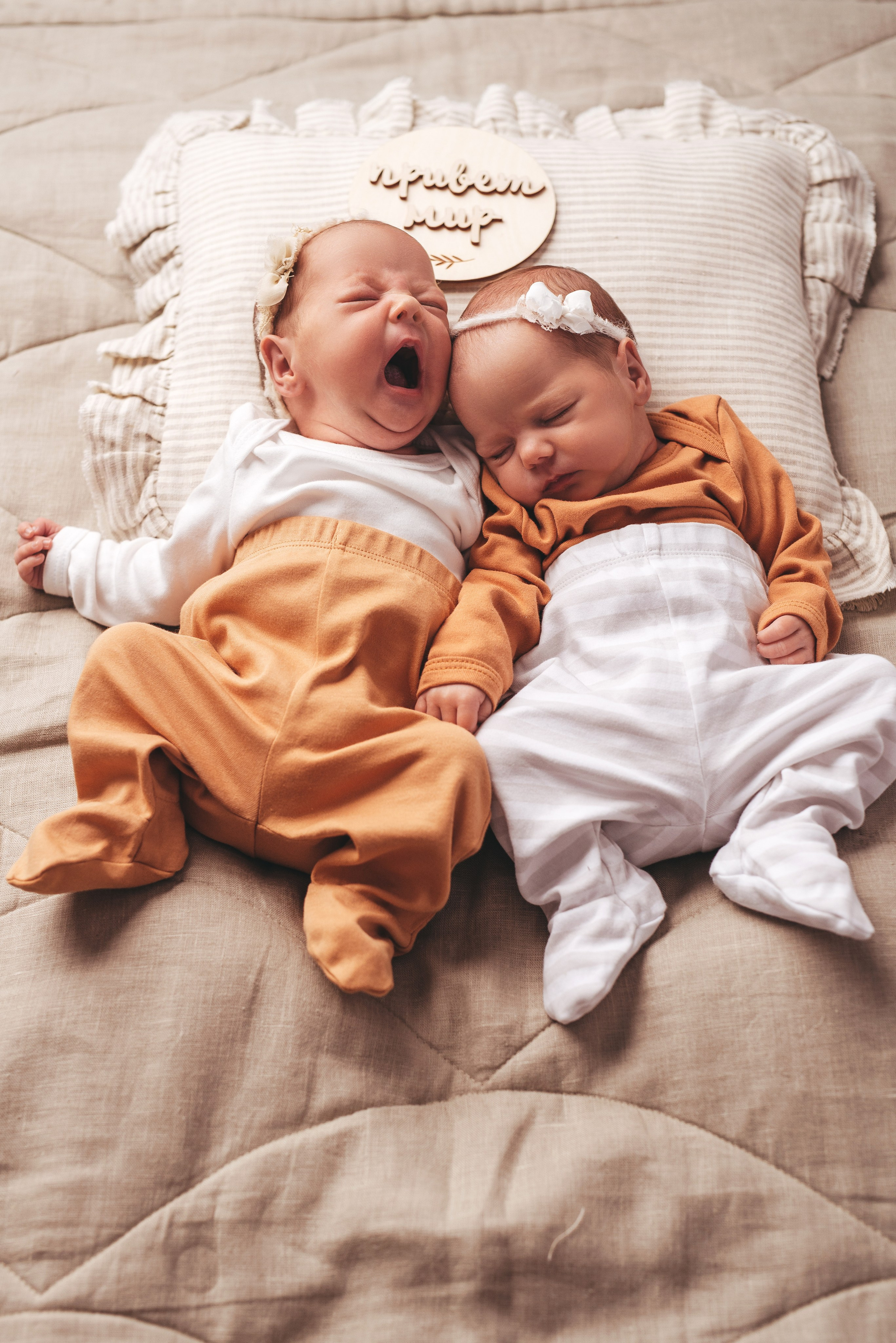 Елизавета и Ксения. Фотограф новорождённых и семейный фотограф в Иваново Любовь Капранова