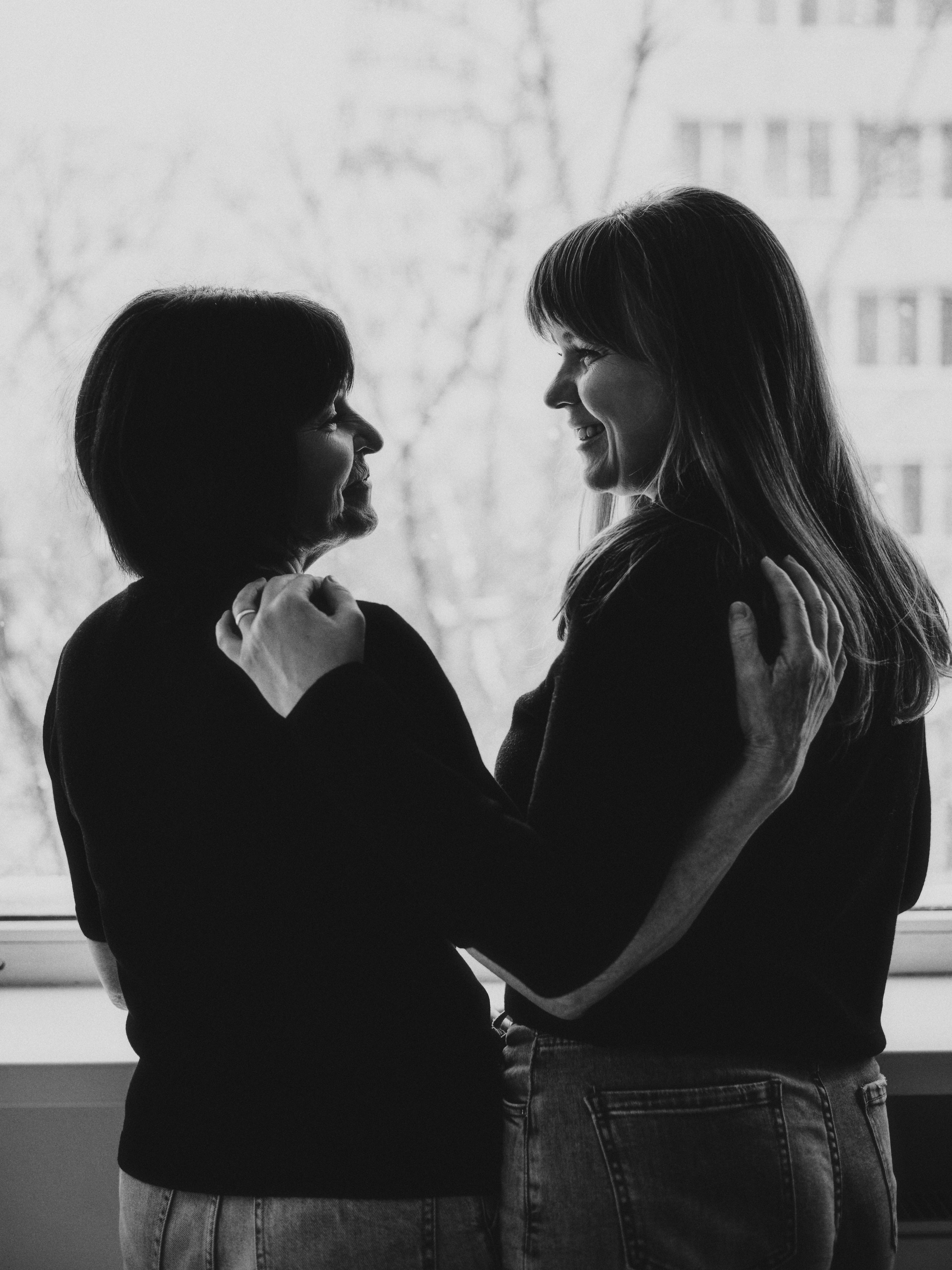 С любимой мамой. Портретный фотограф в Москве Ольга Крылова