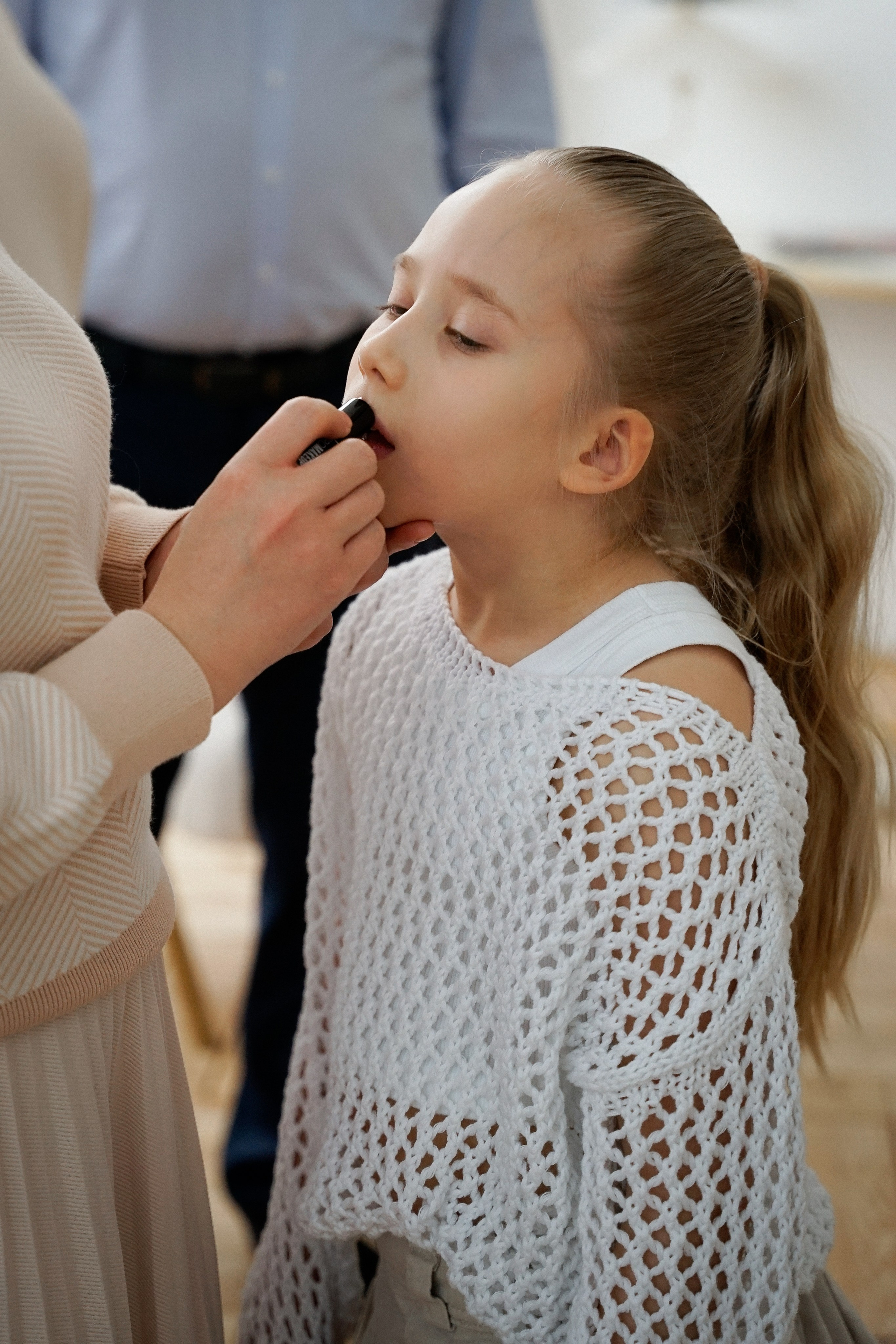 Студийная фотосессия для большой семьи в студии