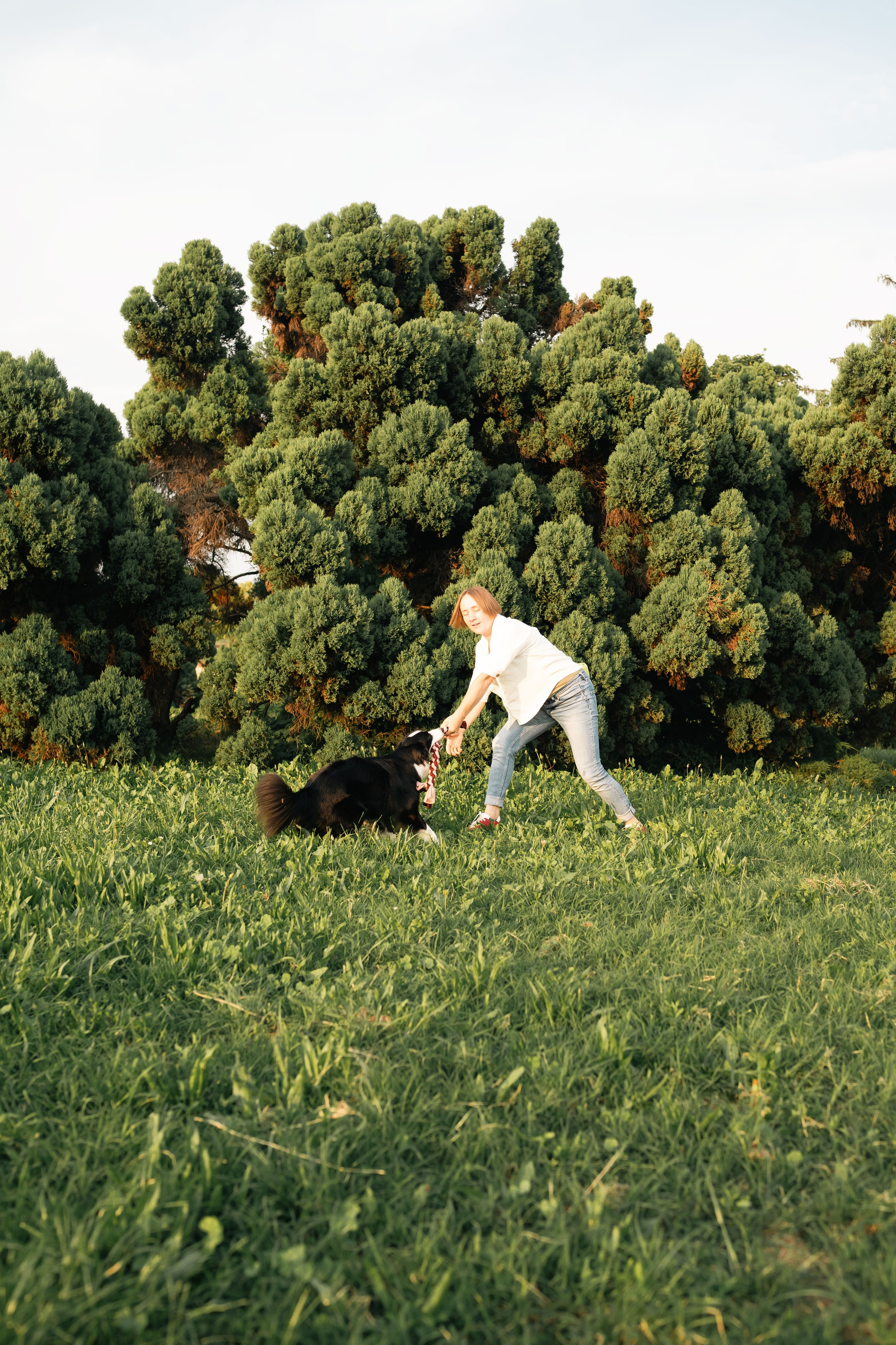 Белград, Калемегдан. Таня и Шегги. Фотограф анималист