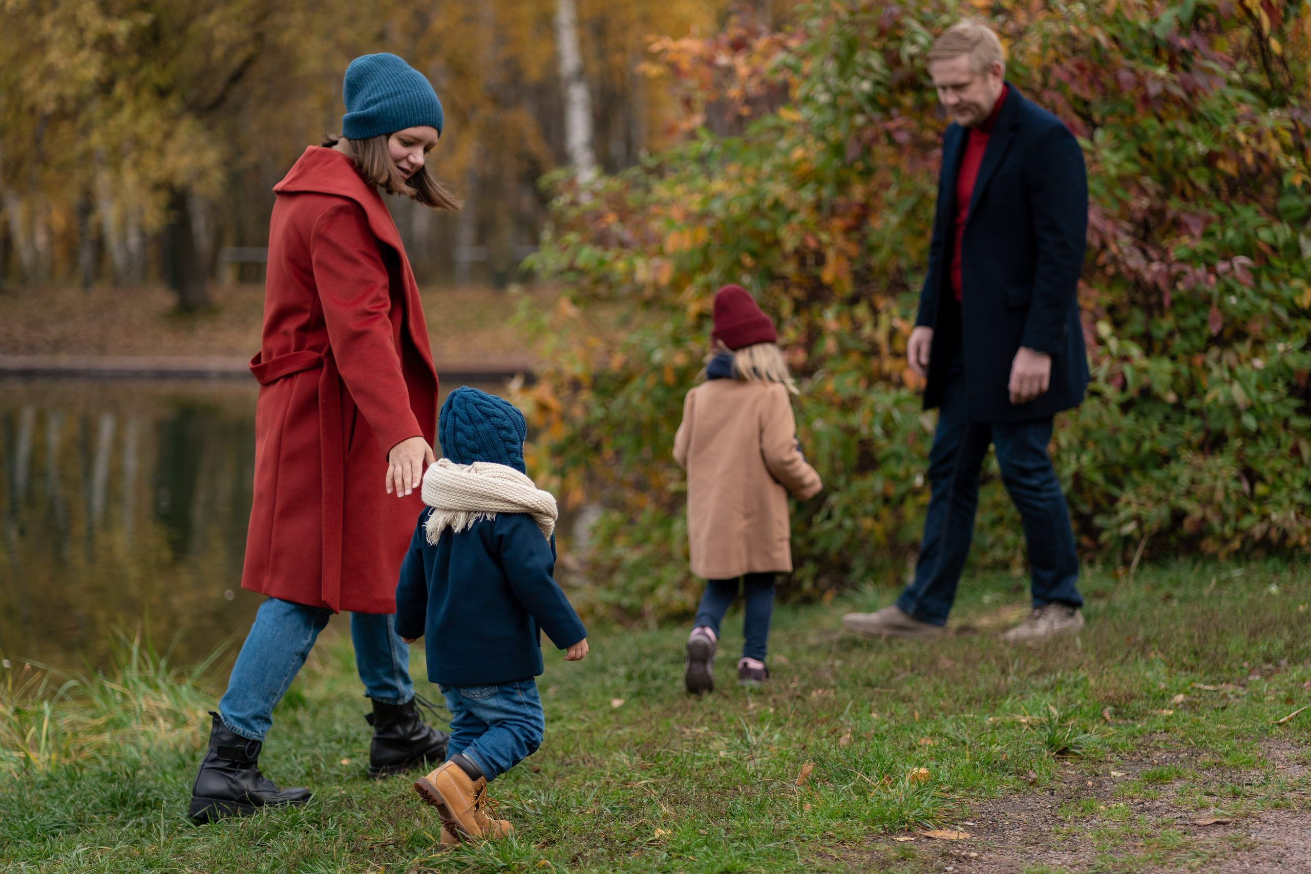 На Путяевском пруду. Семейный фотограф Варвара Сорока в городе Москве