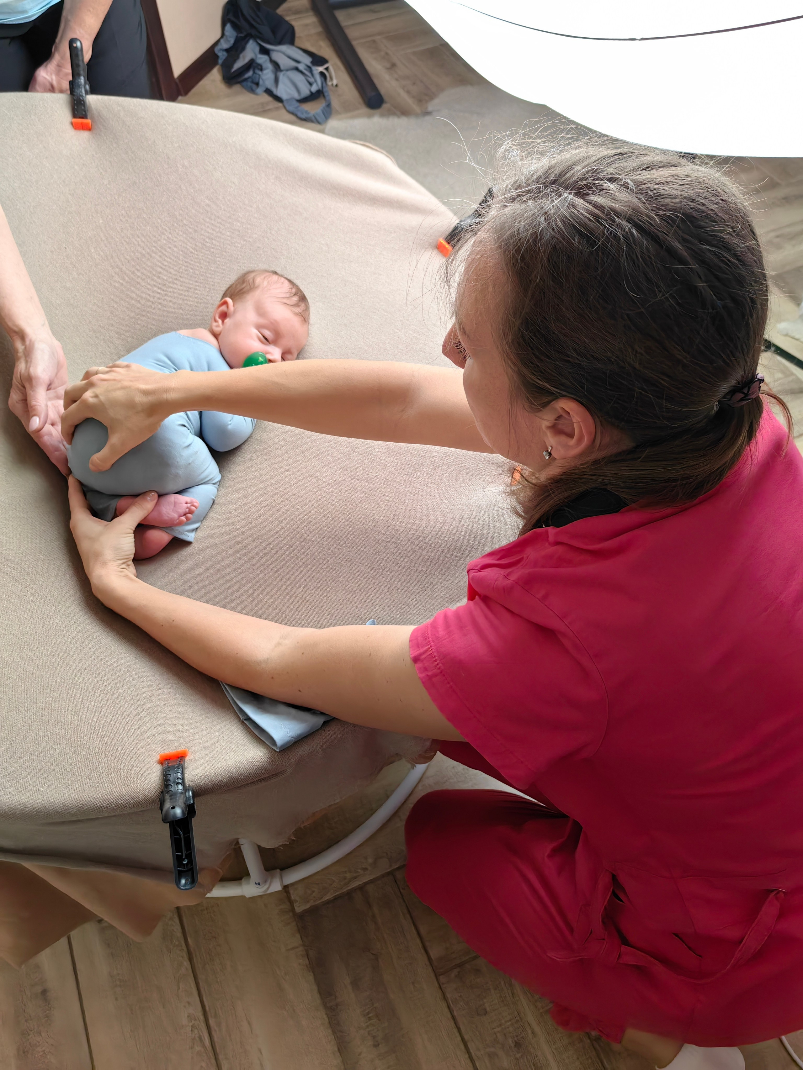 История одной съёмки (бэкстейдж). Фотограф новорождённых Анапа Елена Кушнарь