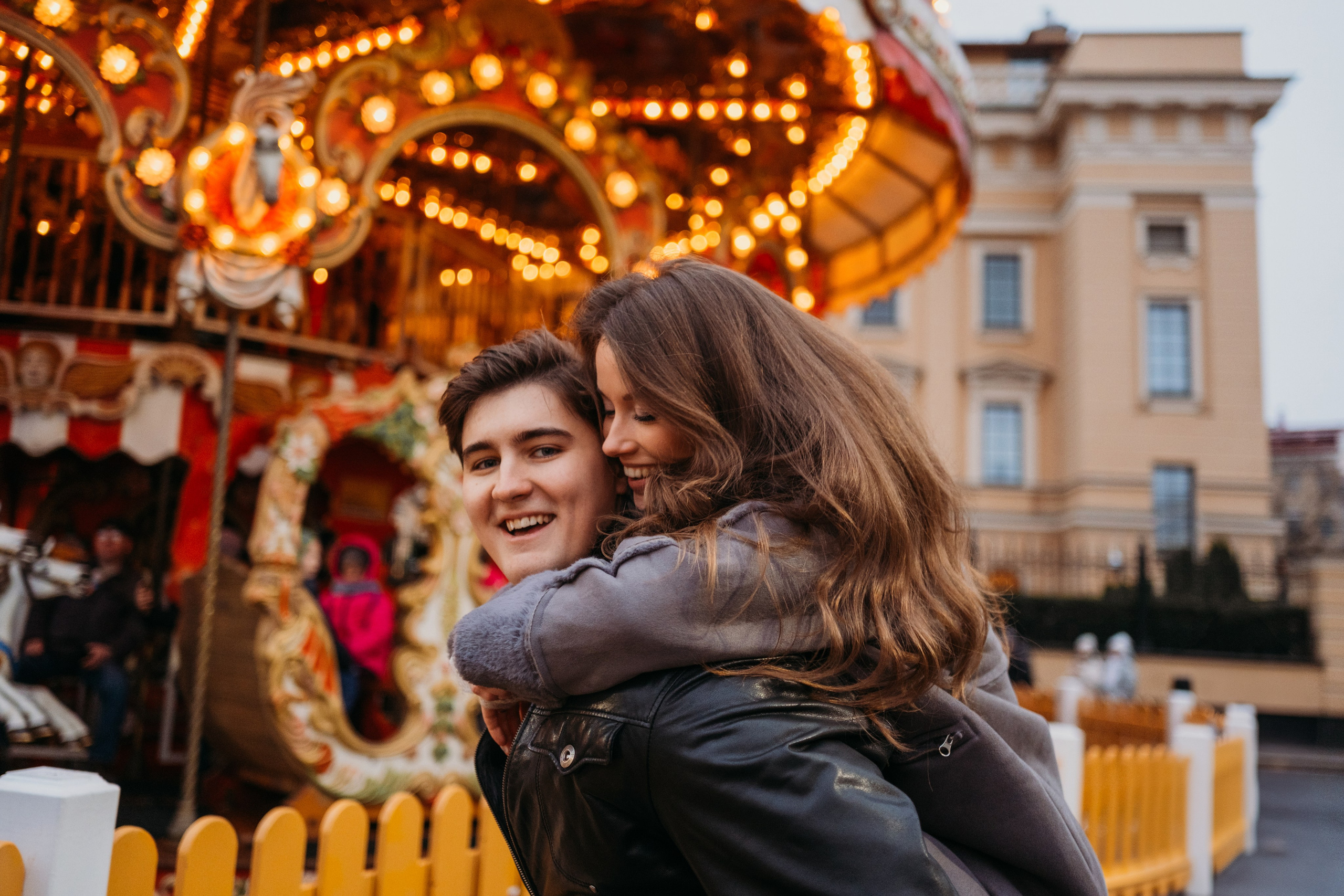 Аня и Даня: новогодняя прогулка. Семейный и детский фотограф в Санкт-Петербурге