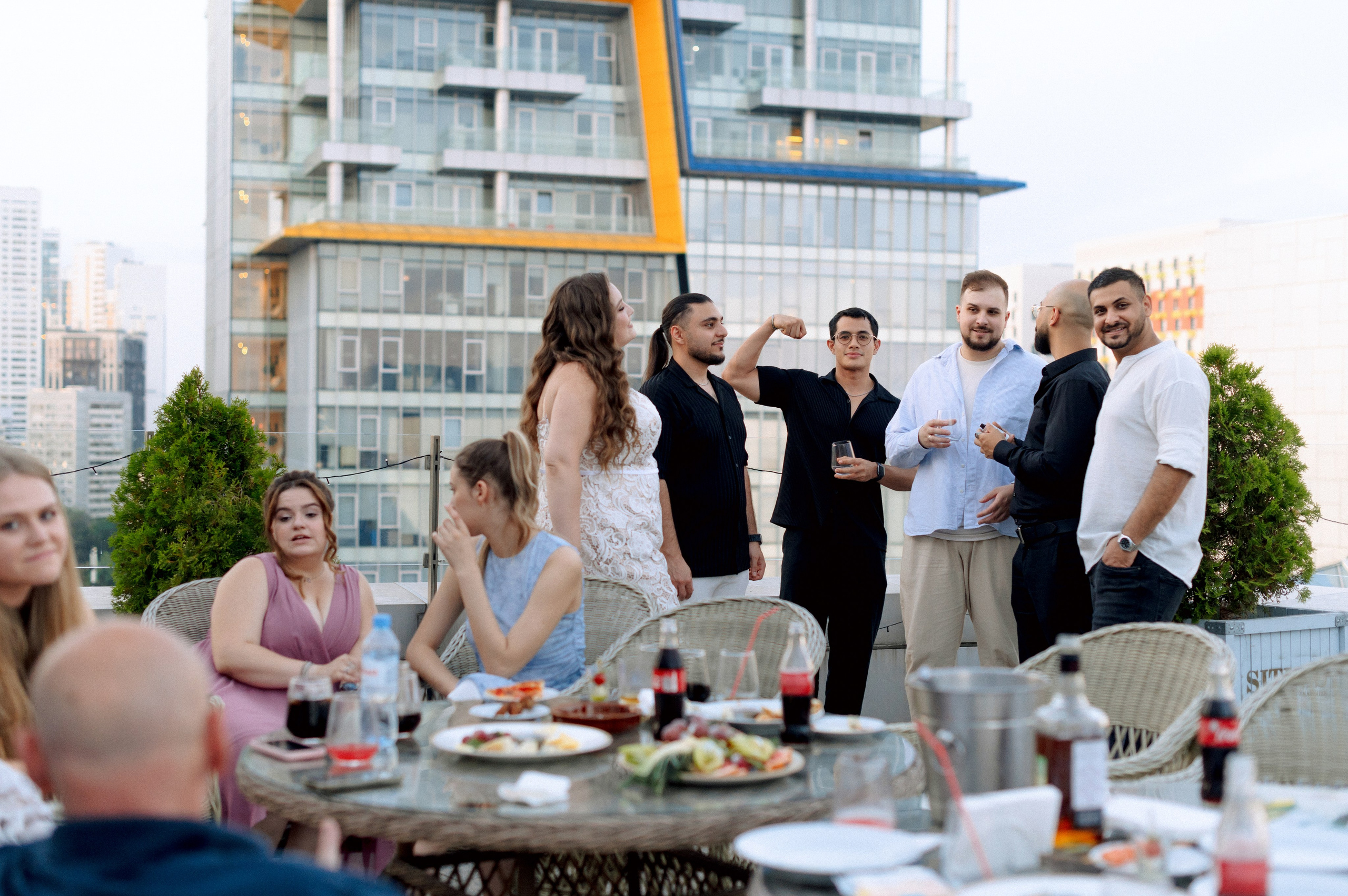 Rooftop party. Шашкова Вероника / Свадебный и семейный фотограф Москва и Ярославль