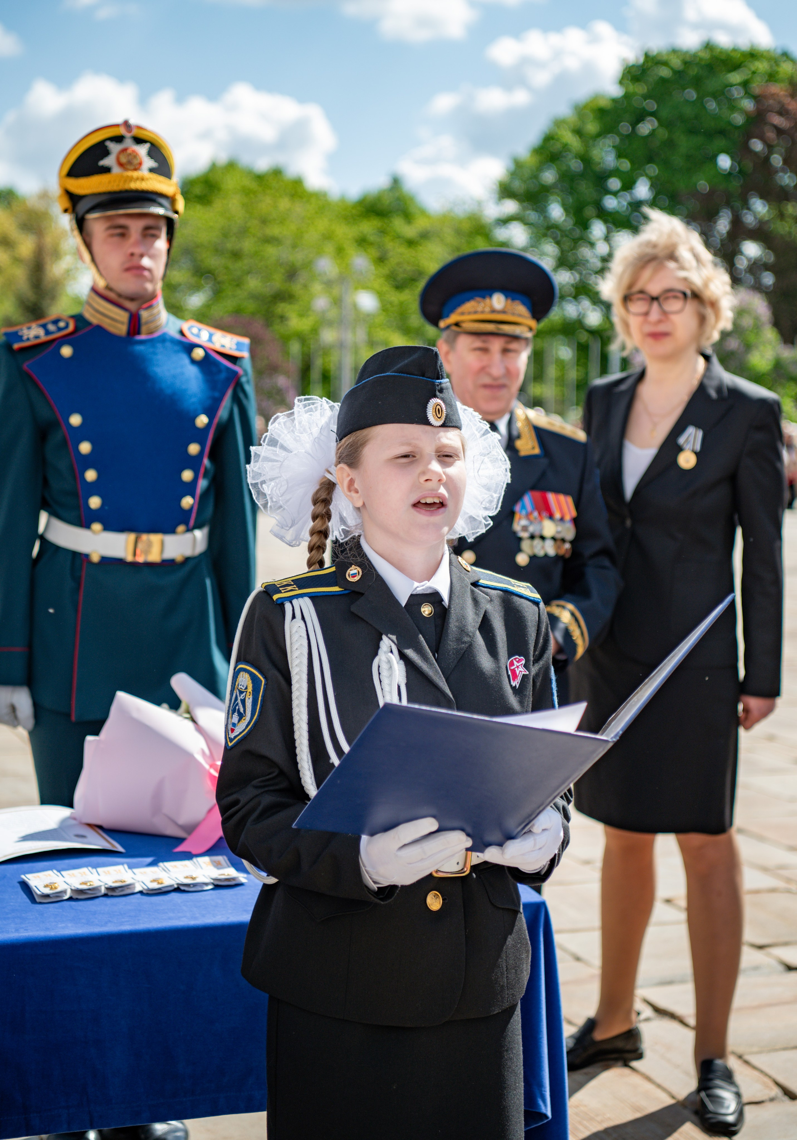 Фотосессия Присяги кадетов «Школа 1231 им. В. Д. Поленова». Детский и семейный фотограф г. Москва Оксана Катаджи