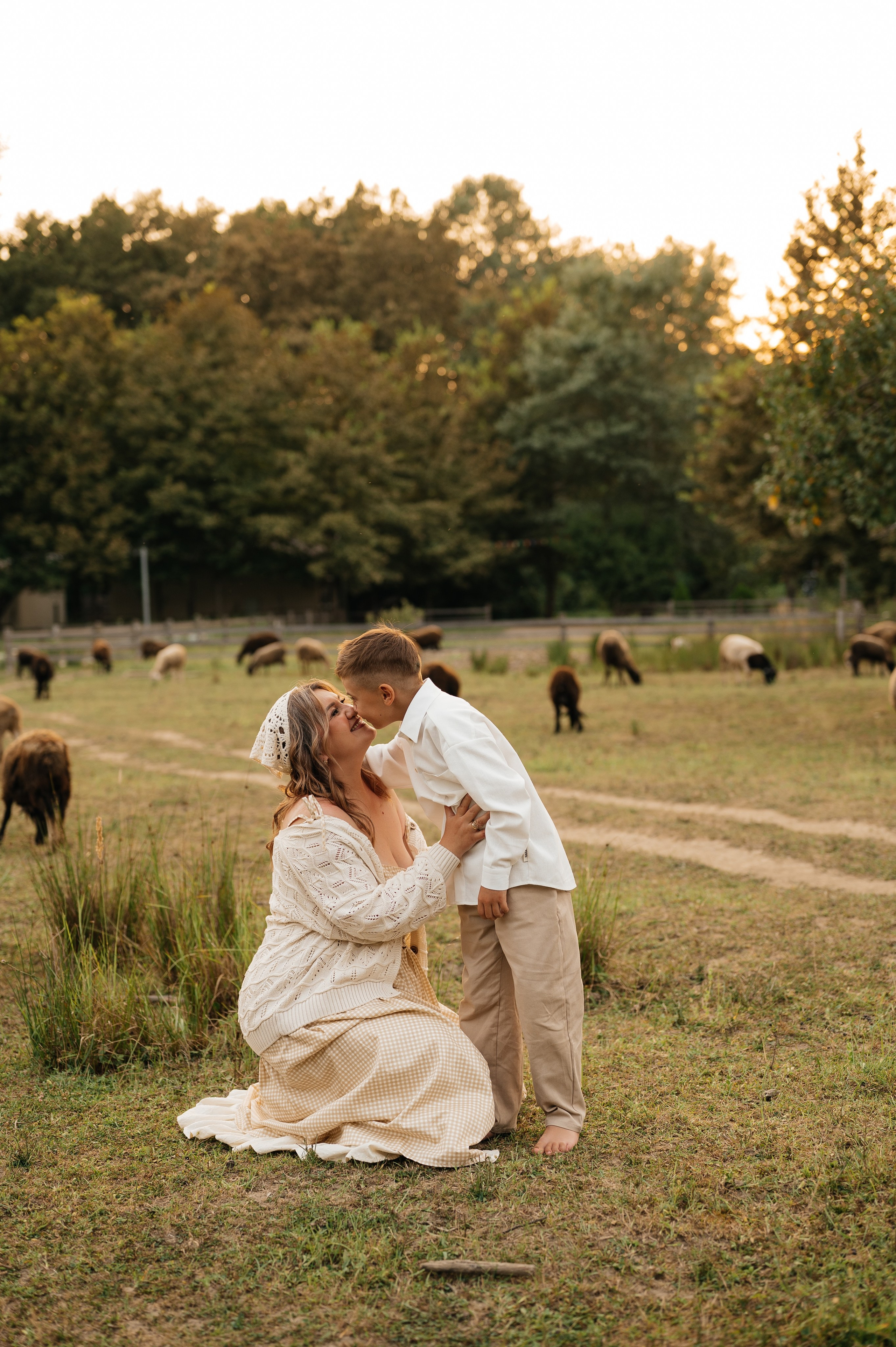 Семейная фотосессия на ферме. Свадебный и семейный фотограф в Краснодаре Алина Мельник
